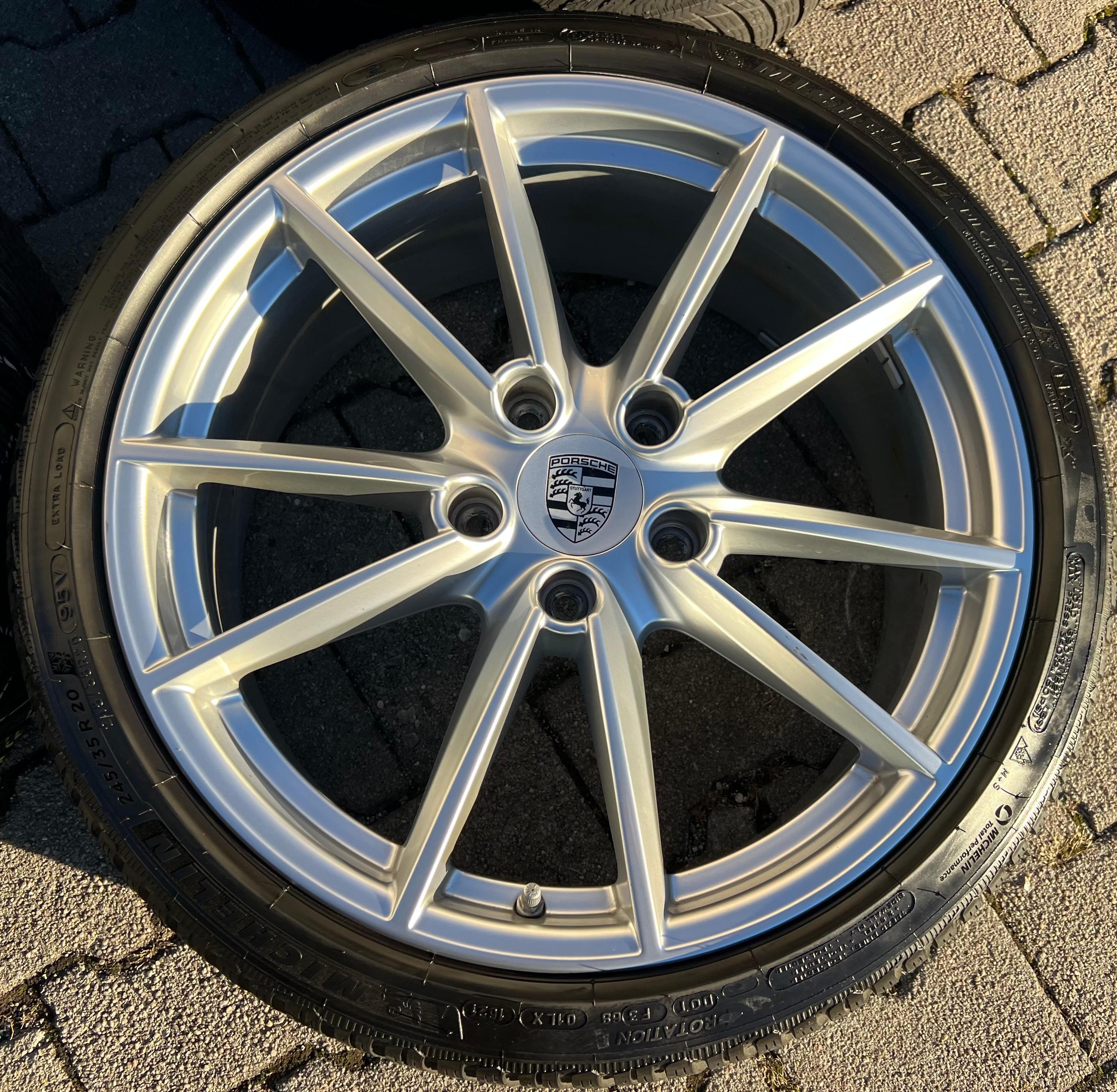 4 ORIGINAL 20" 21" ALU WINTERRÄDER PORSCHE 911 992 992601025C 992601025D 2024 RDKS