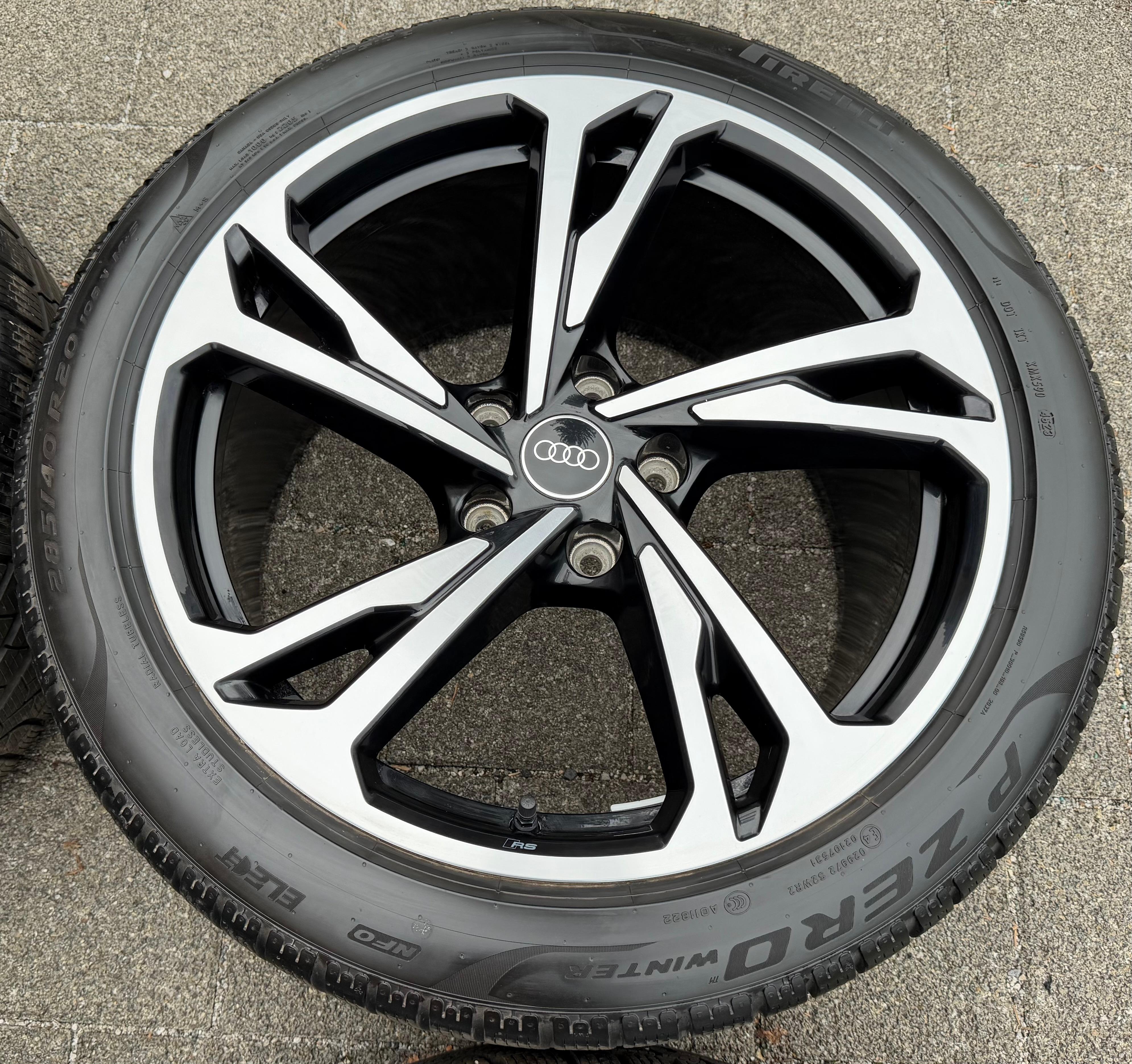4 ORIGINAL 20" ALU WINTERRÄDER AUDI ETRON E-TRON GT 4J3601025AM 4J3601025AL