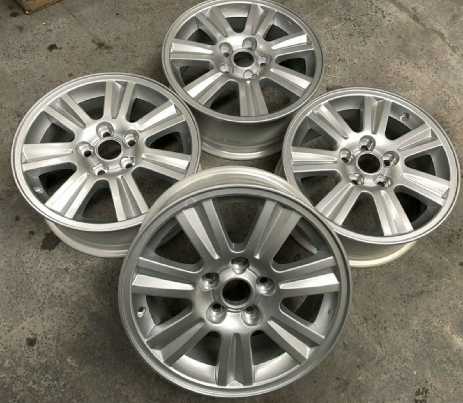 4 RUOTE ORIGINALI IN ALLUMINIO DA 16" CITROEN C-CROSSER NUOVE 6,5x16 ET38 ★ NUOVE LIBERAZIONE