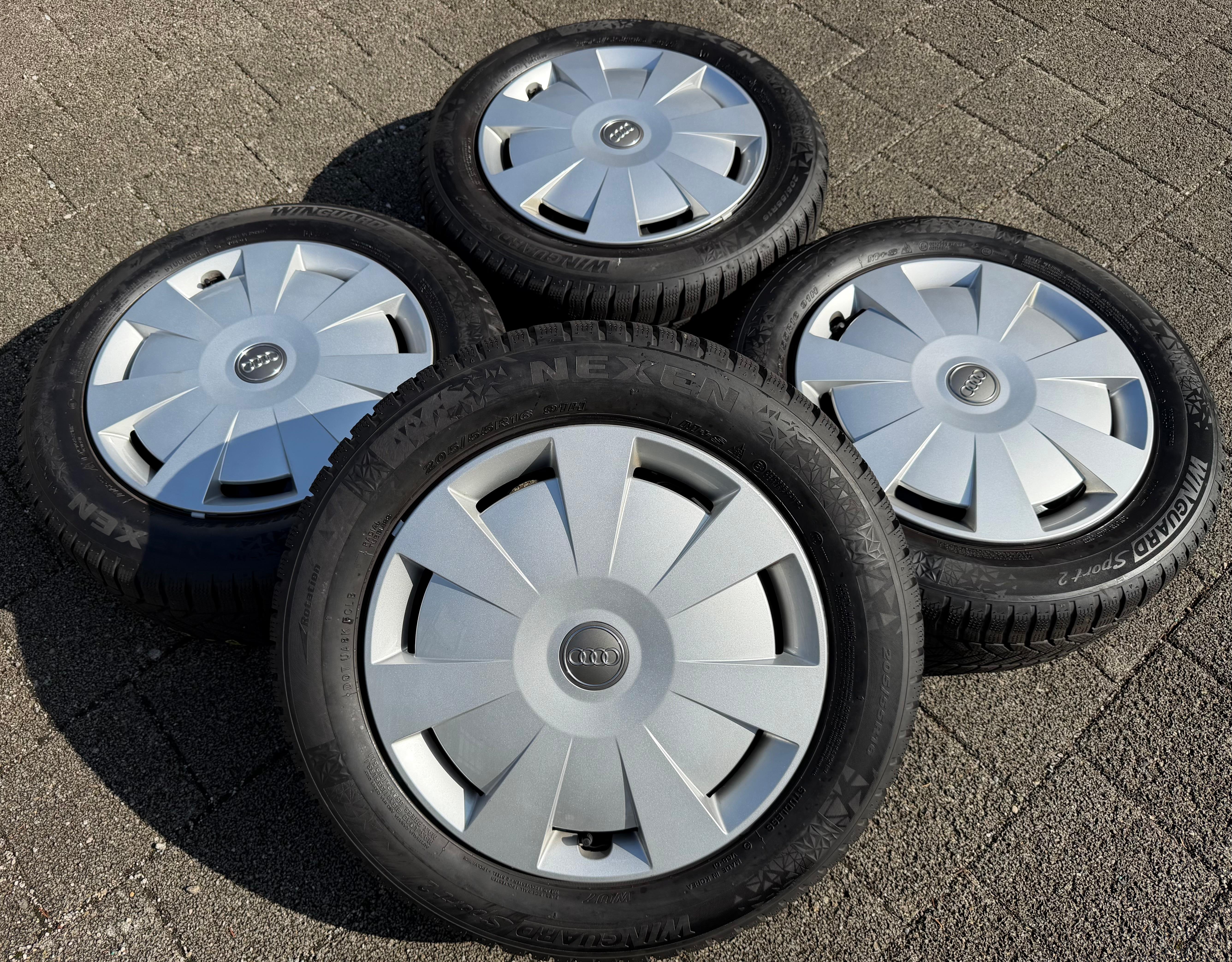 4 Winterräder Audi A3 8V Sportback Cabrio  205/55R16 91H Nexen 8V0601027A 2022