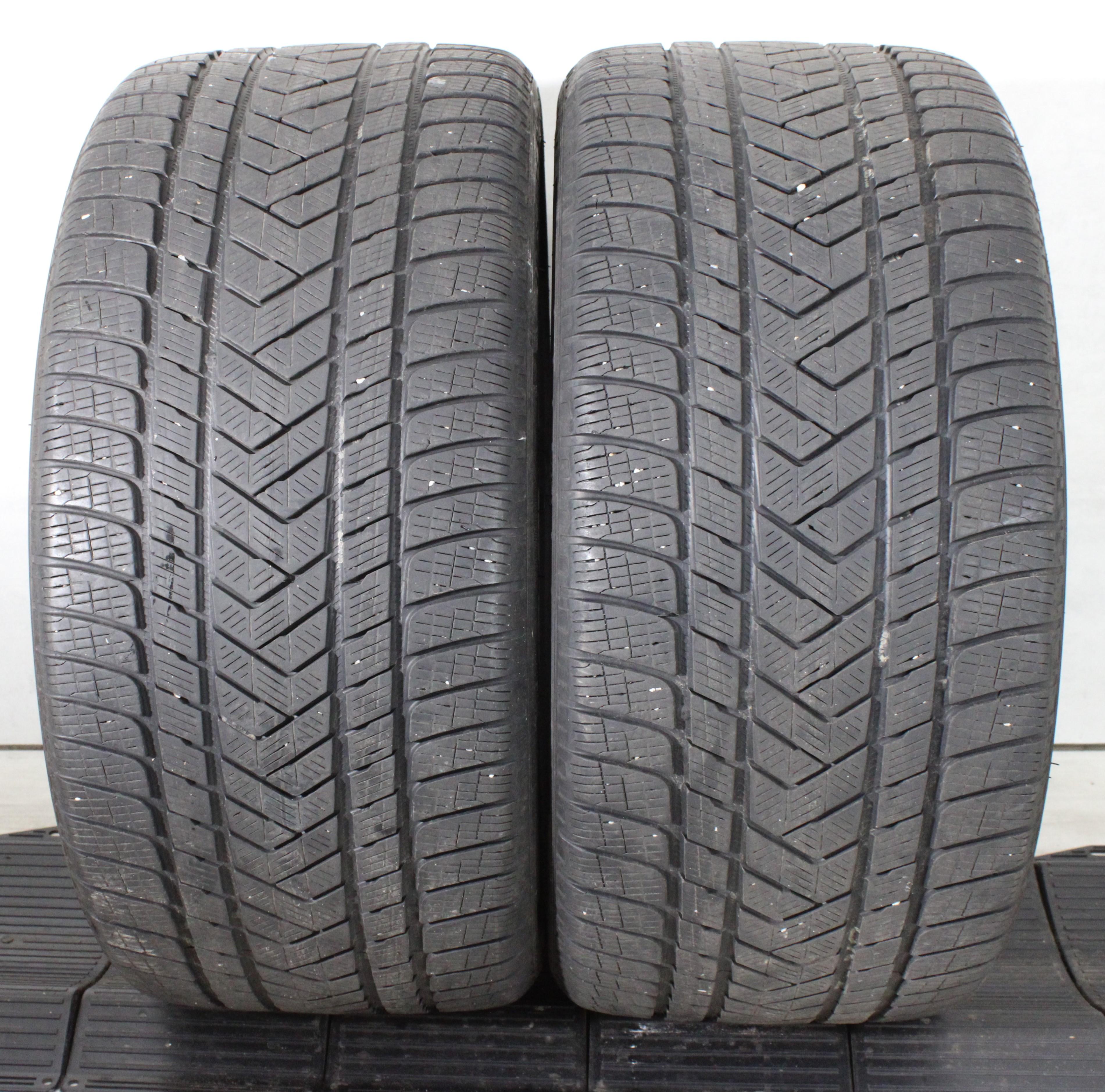 2 x 305/35R21 109V Winterreifen Pirelli Scorpion Winter N0 in der Mitte 4,5-5mm und auf den Schultern 5-5,5mm. 2019