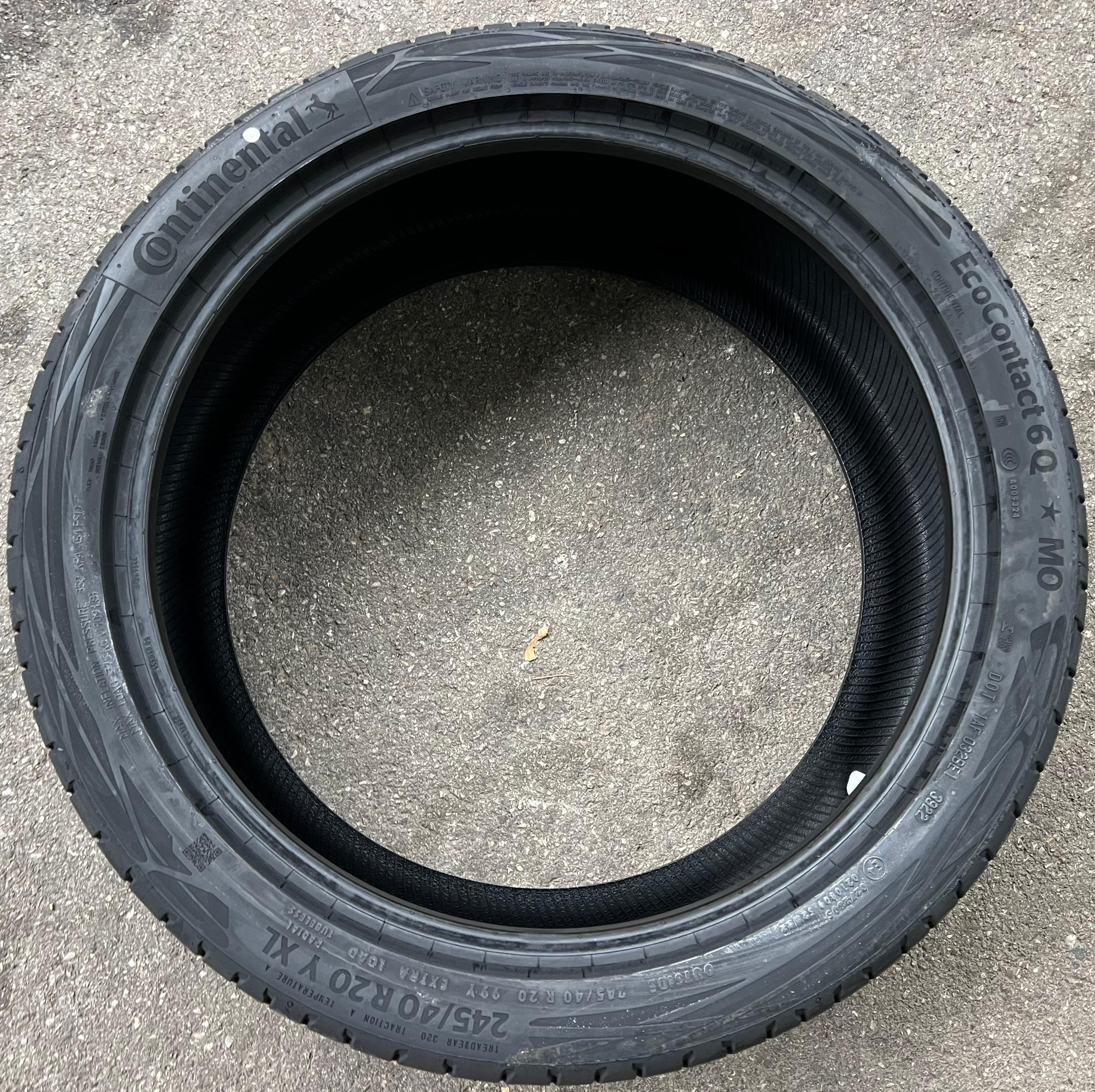 2 x 245/40R20 99Y Sommerreifen Continental Eco Contact 6Q NEU 2022 Freihaus
