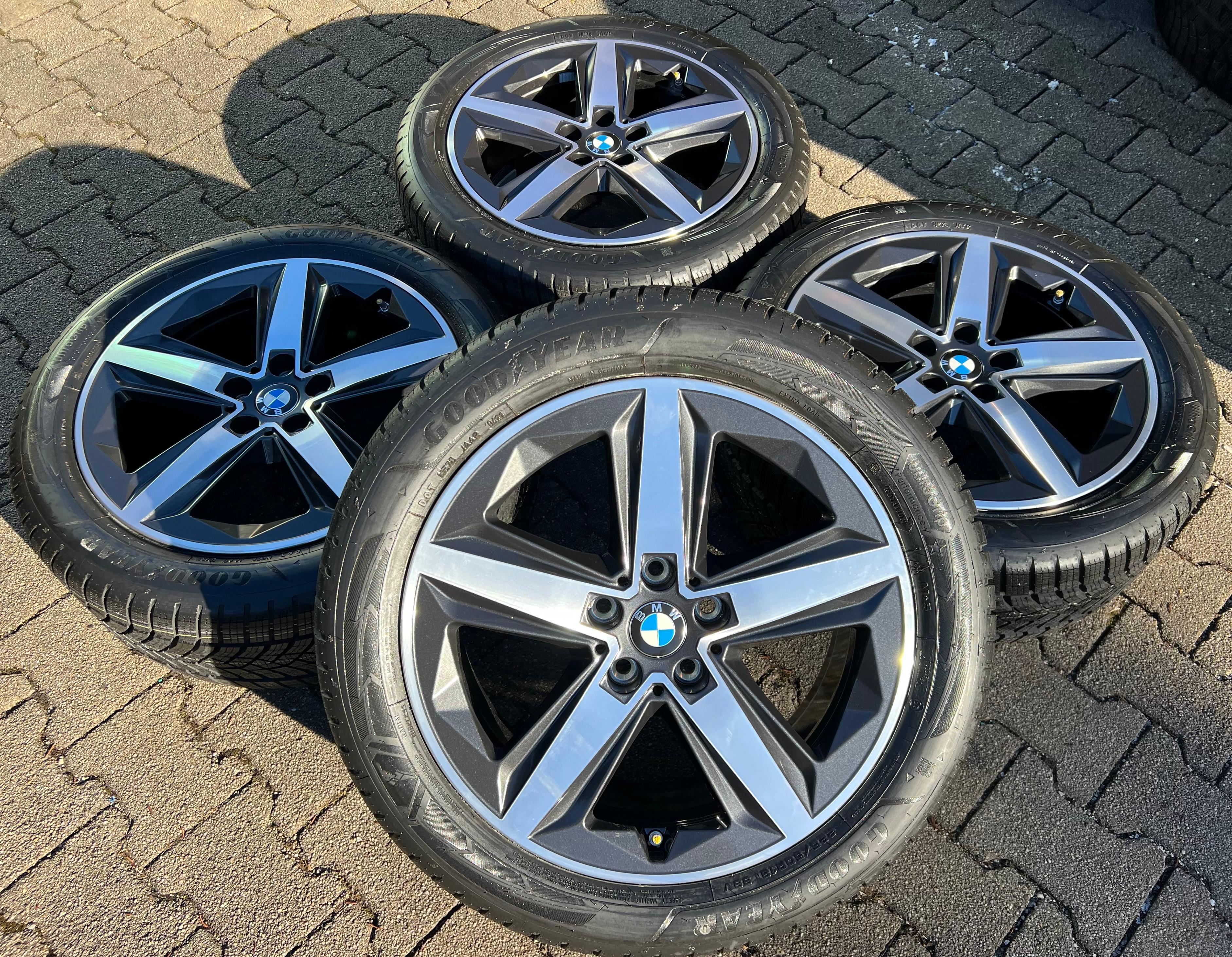 4 ROUES D'HIVER ORIGINALES 18" EN ALUMINIUM BMW SÉRIE 2 ACTIVE TOURER U06 STYLING 837 RDKS