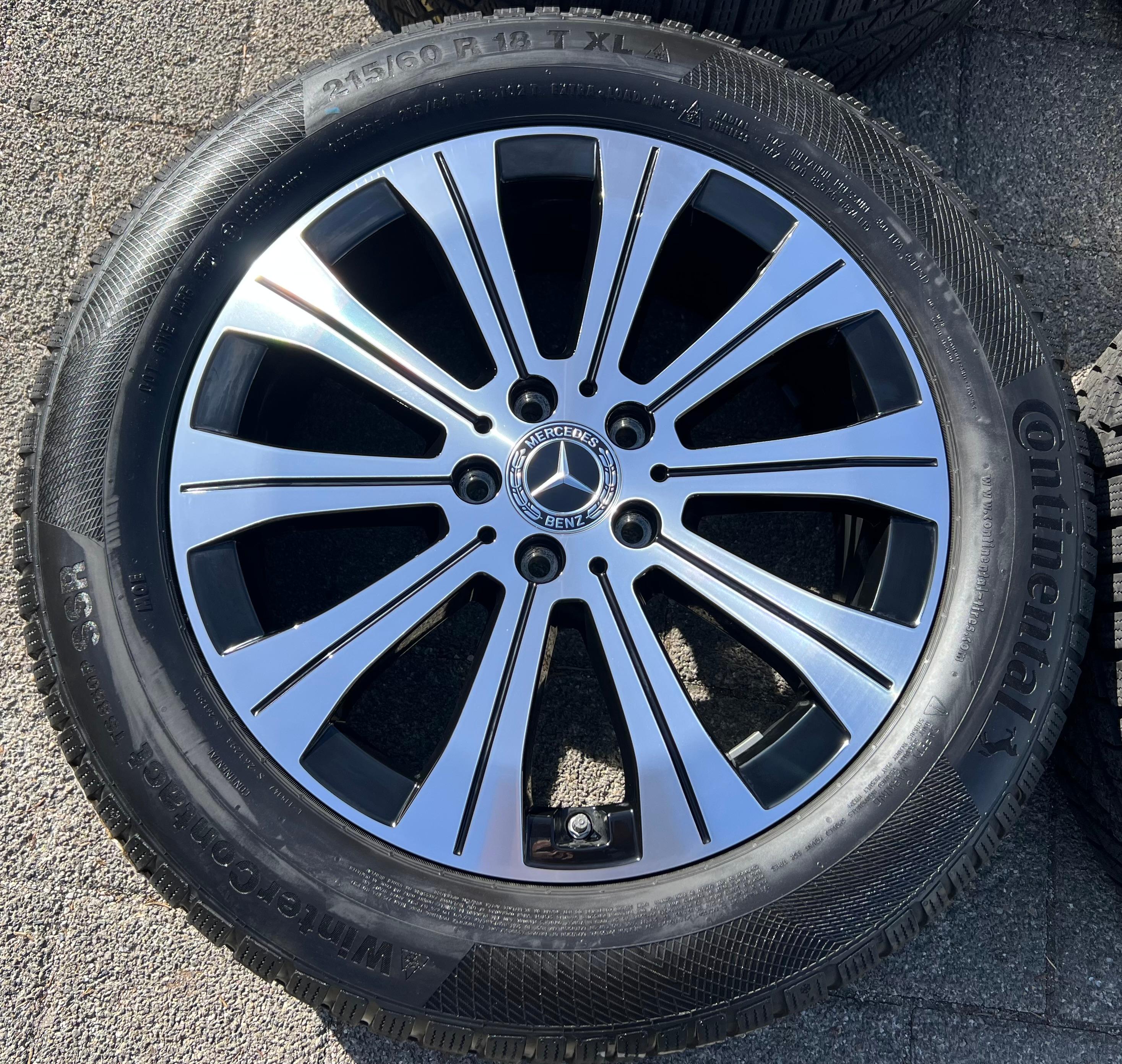 4 ORIGINAL 18" ALU WINTERRÄDER MERCEDES EQA EQB H243 X243 A2434010000 2023