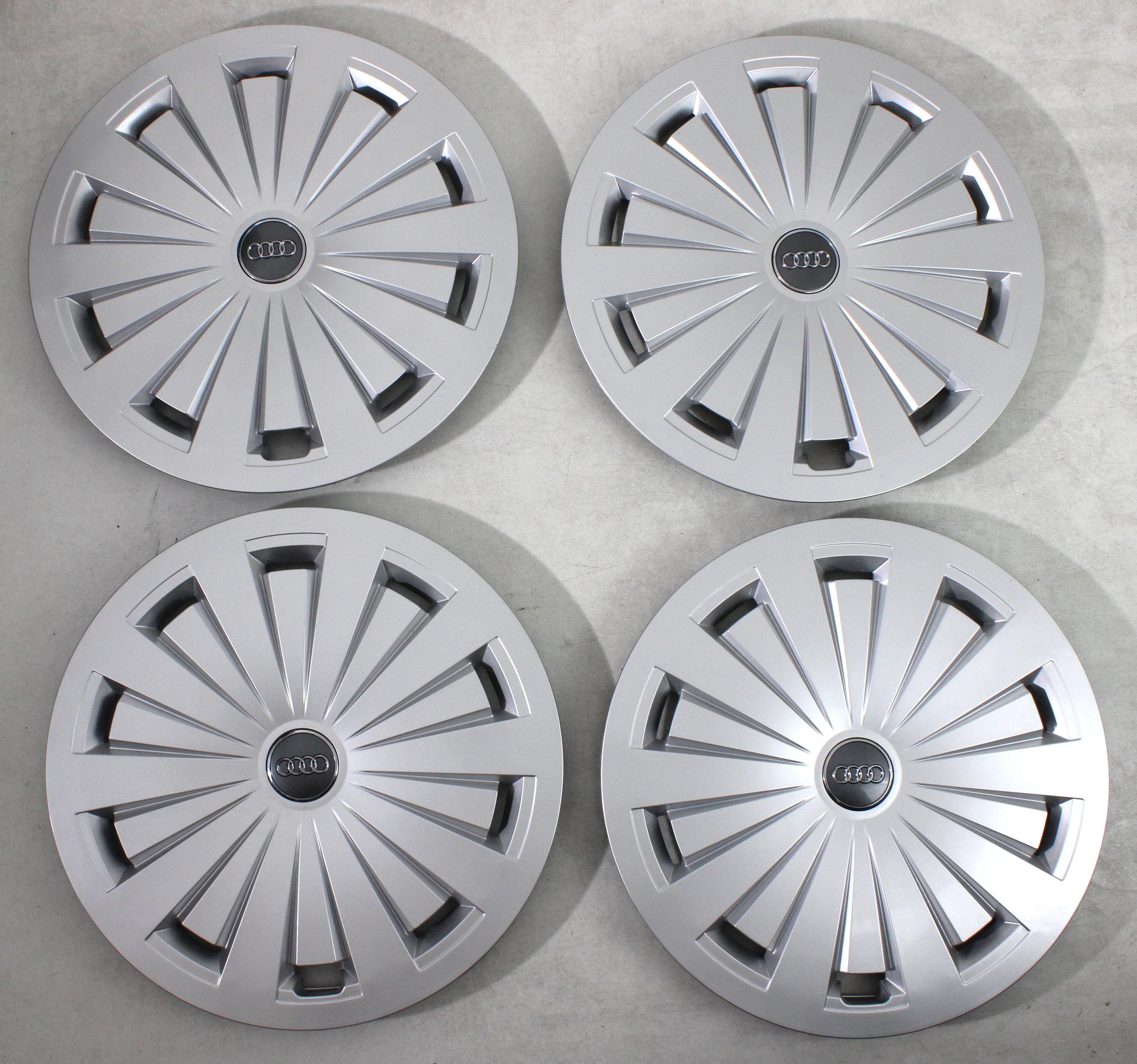 4 Original 16" Radkappen Radzierblenden Audi A4 8W 8W0601147 16 Zoll