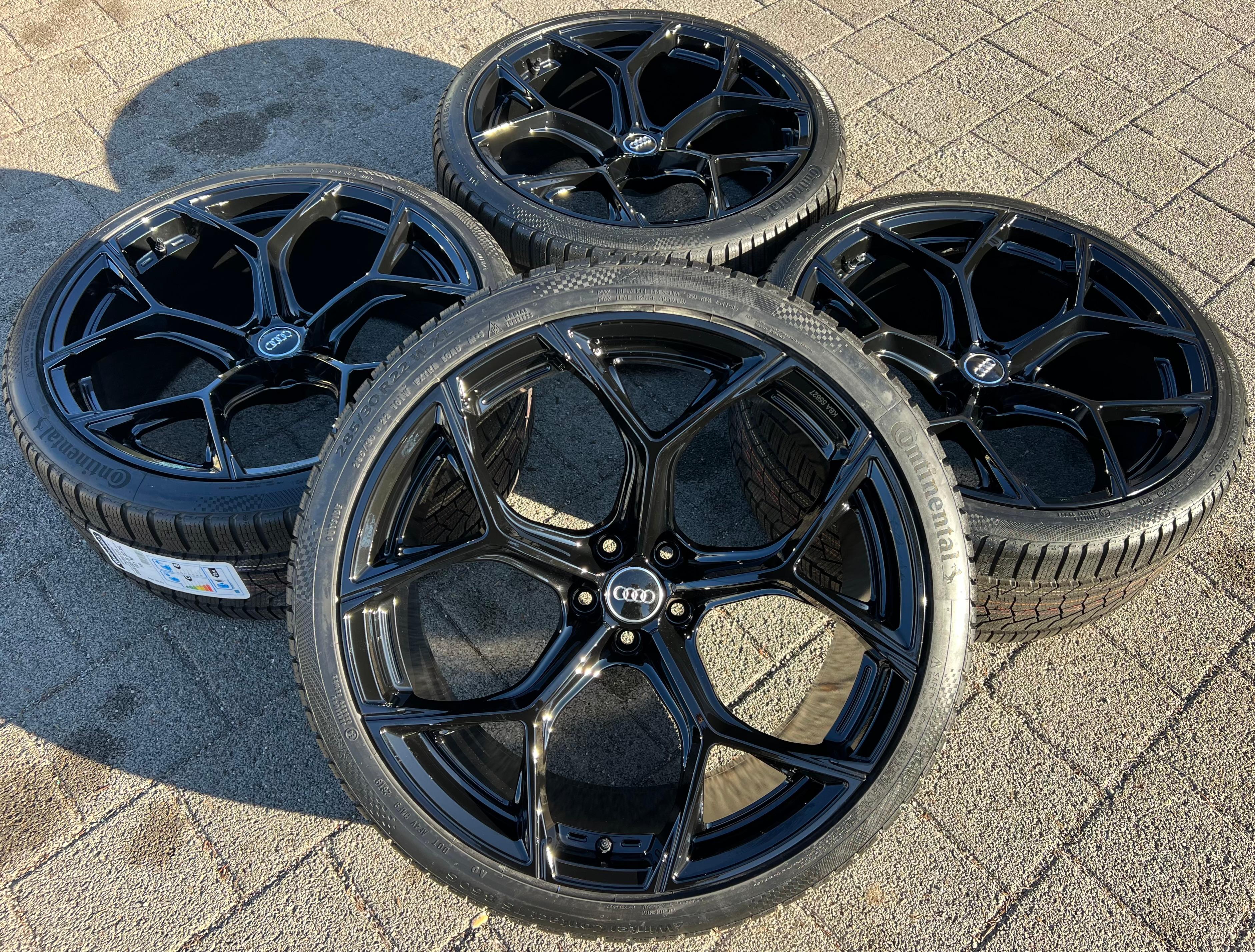 4 GMP 22" ALU WINTERRÄDER AUDI RS6 4K RS7 F2 285/30R22 101W CONTINENTAL