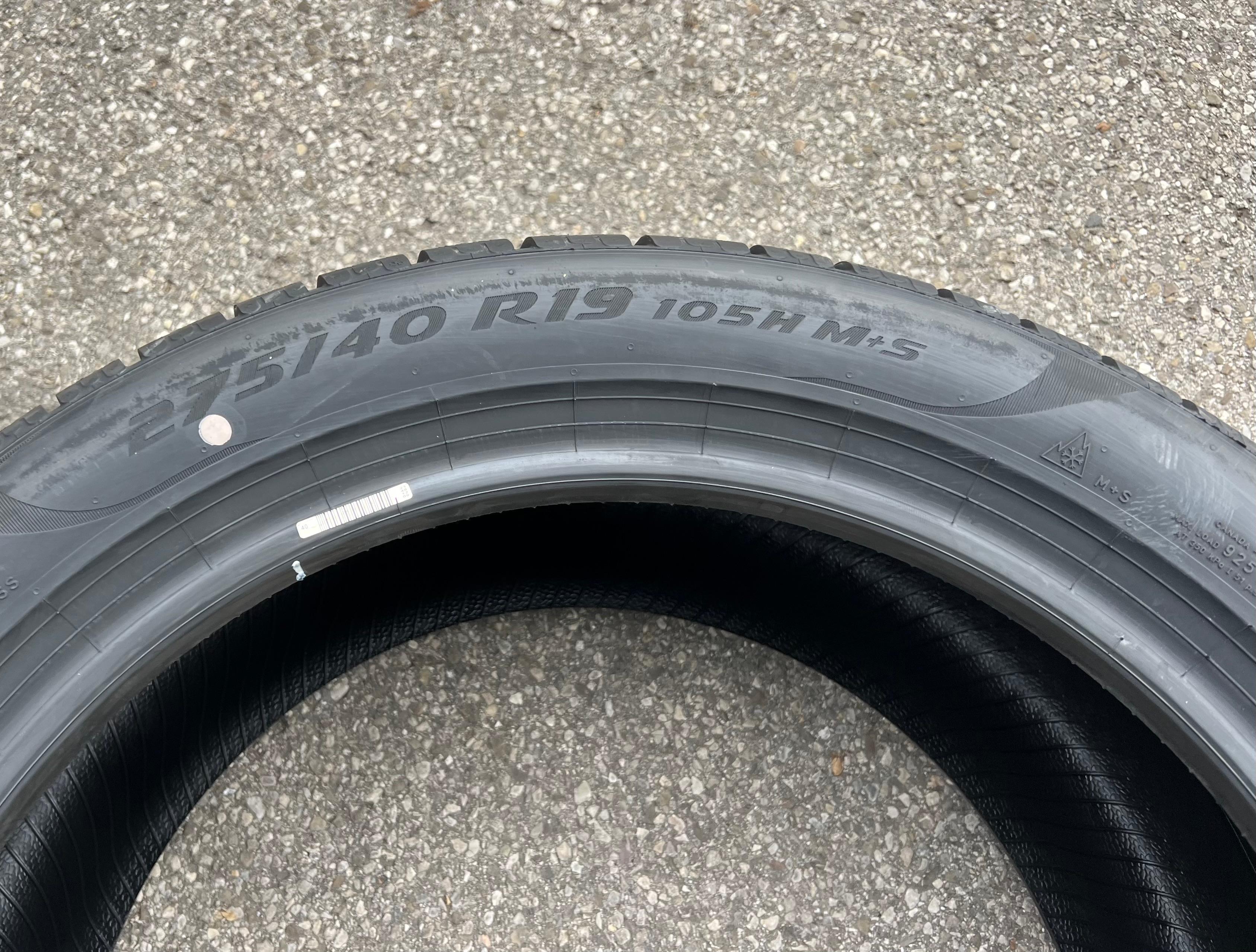 2 x 275/40R19 105H Winterbanden Pirelli Pzero Winter 2022 NIEUW Gratis verzending