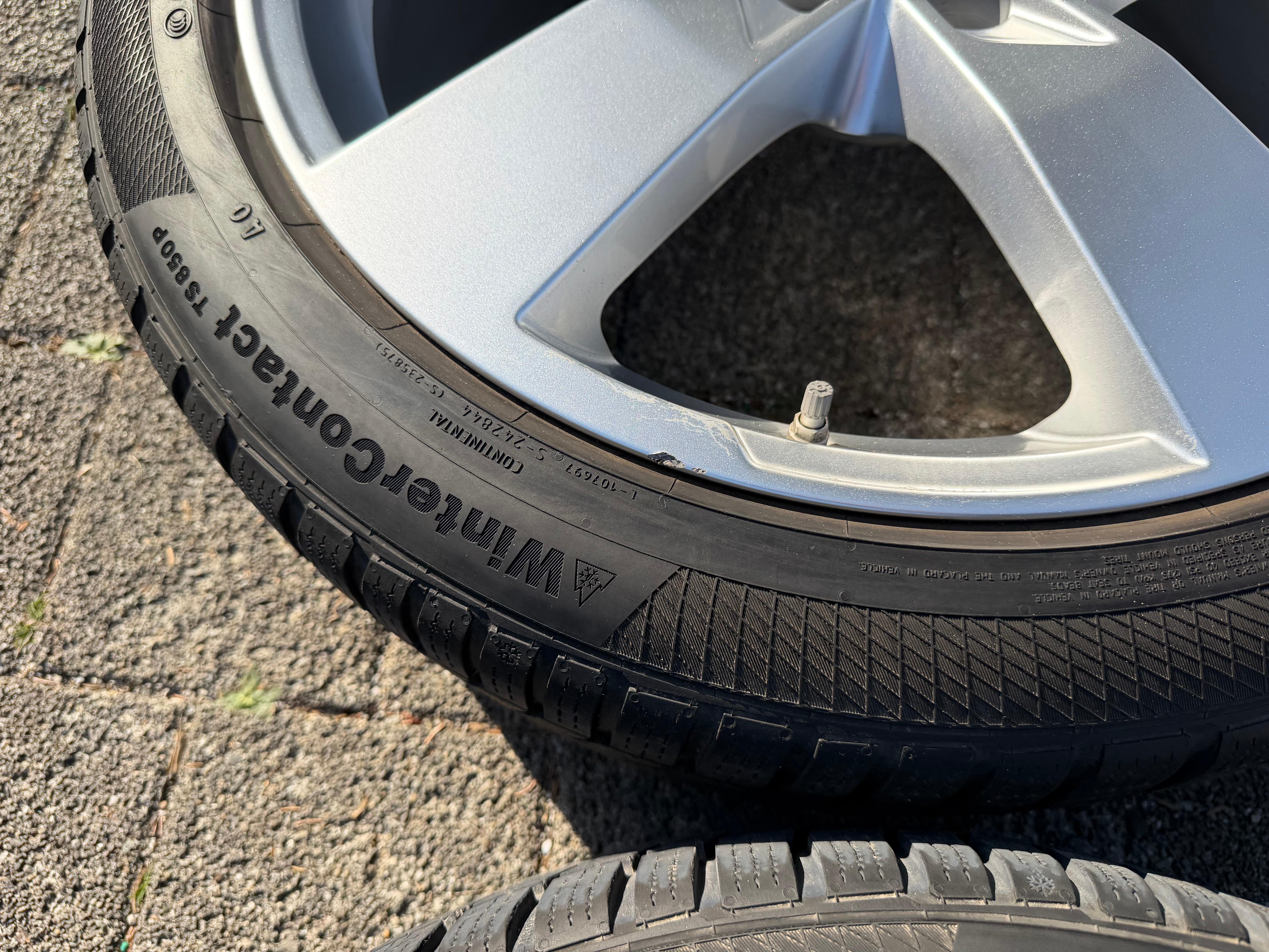 4 Original 20" Alu Winterräder Audi A6 S6 C8 F2 4K0601025K 2022 255/40R20 101W Continental