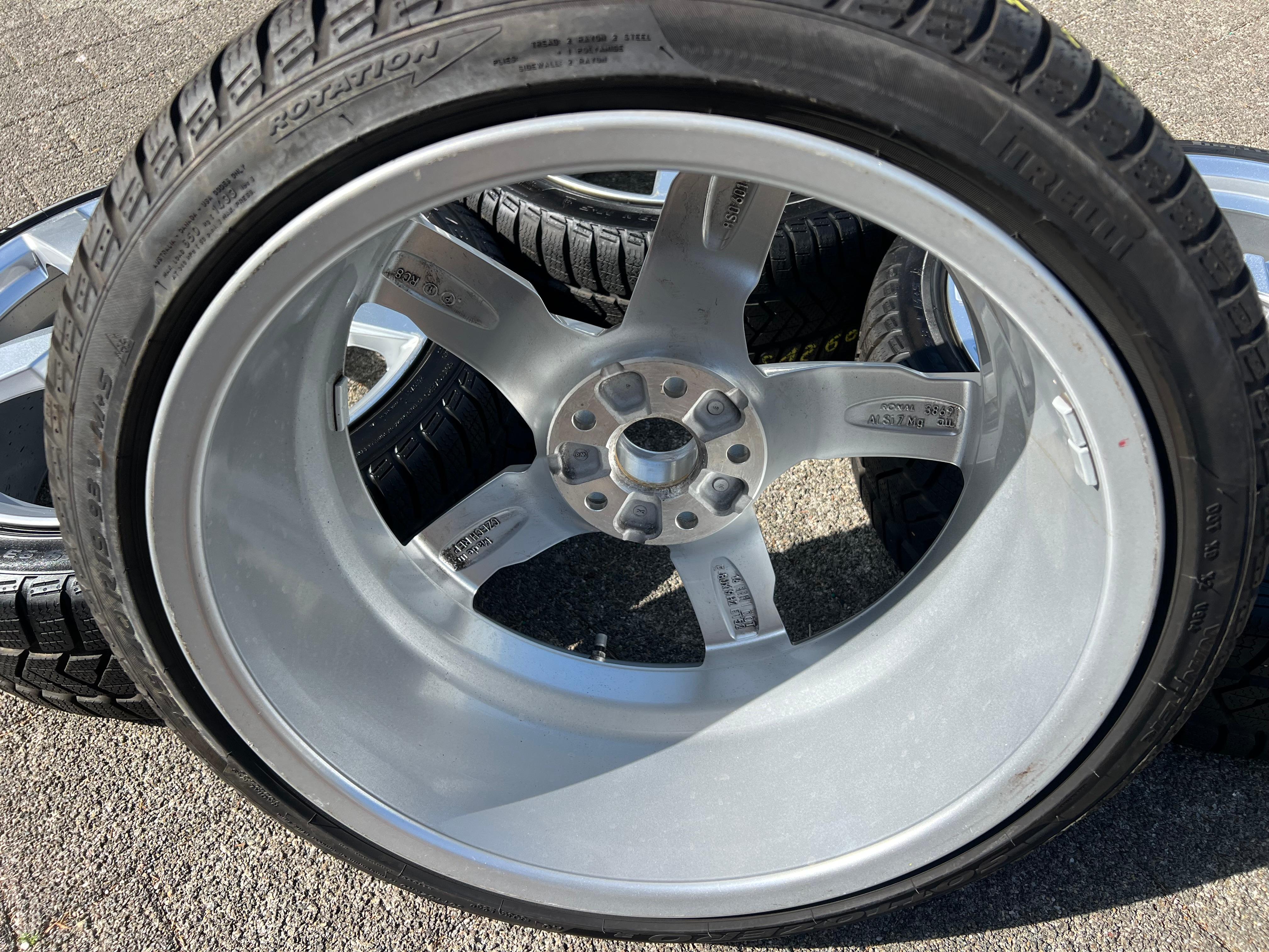 4 ruedas de invierno originales de aleación de 19" para AUDI TT TTS 8S 8S0601025AG 225/40R19 93V 2022, envío gratuito