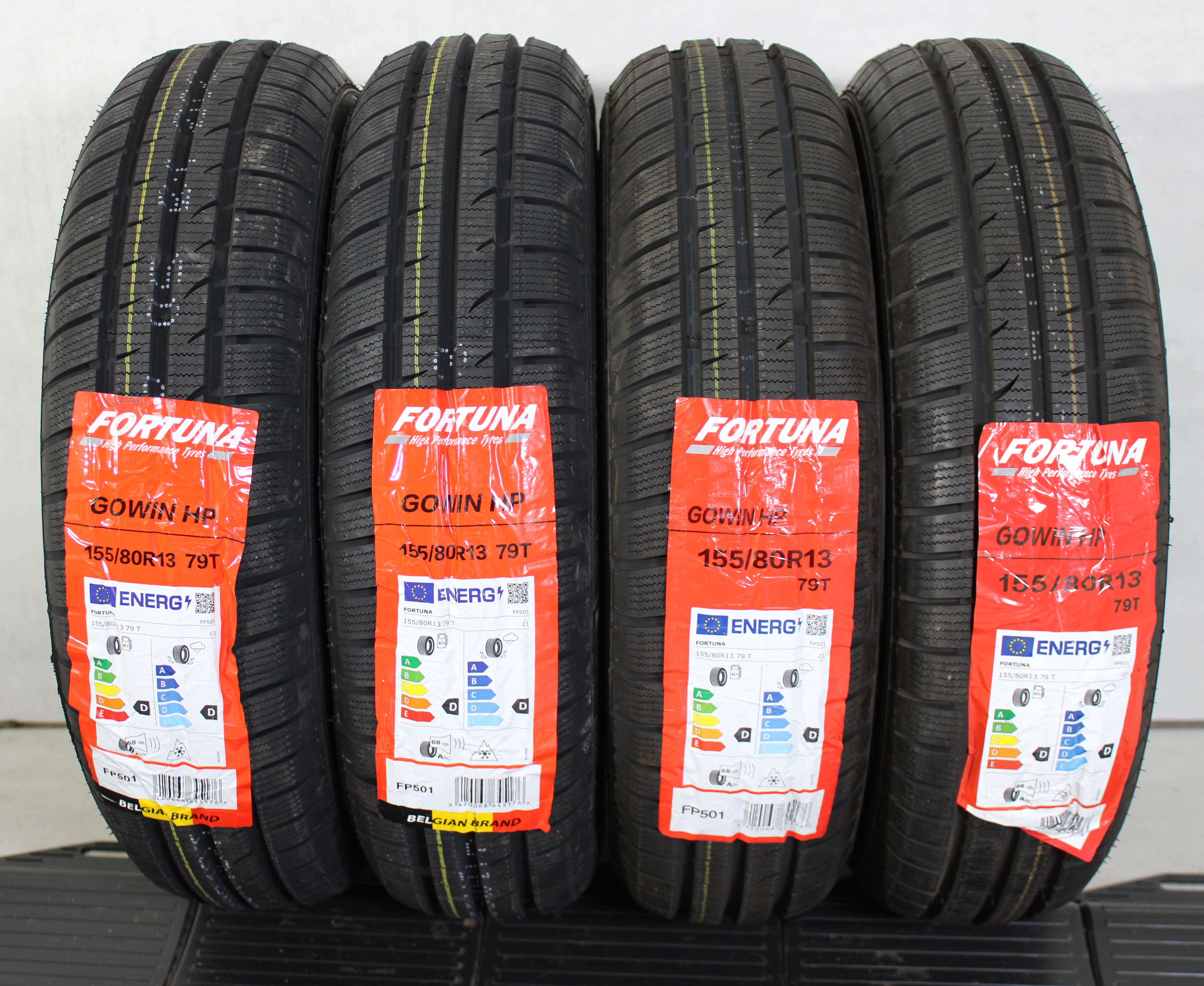 4 x 155/80R13 79T Winterreifen Fortuna GoWin HP 1x2021/1x2023/2x2024