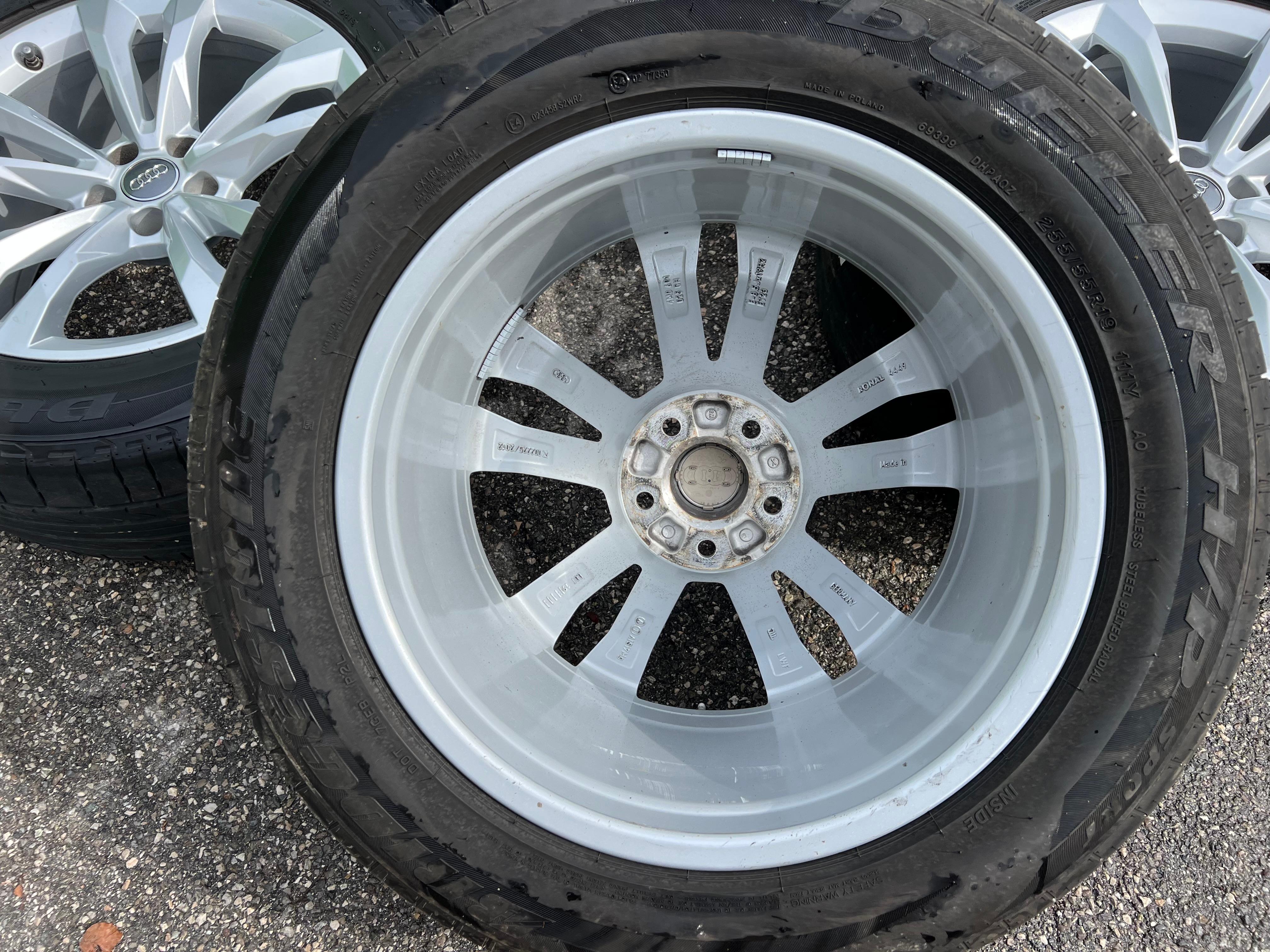 4 ORIGINAL 19" ALU SOMMERRÄDER AUDI Q7 4M 255/55R19 111V 4M0601025C RDKS FREIHAUS