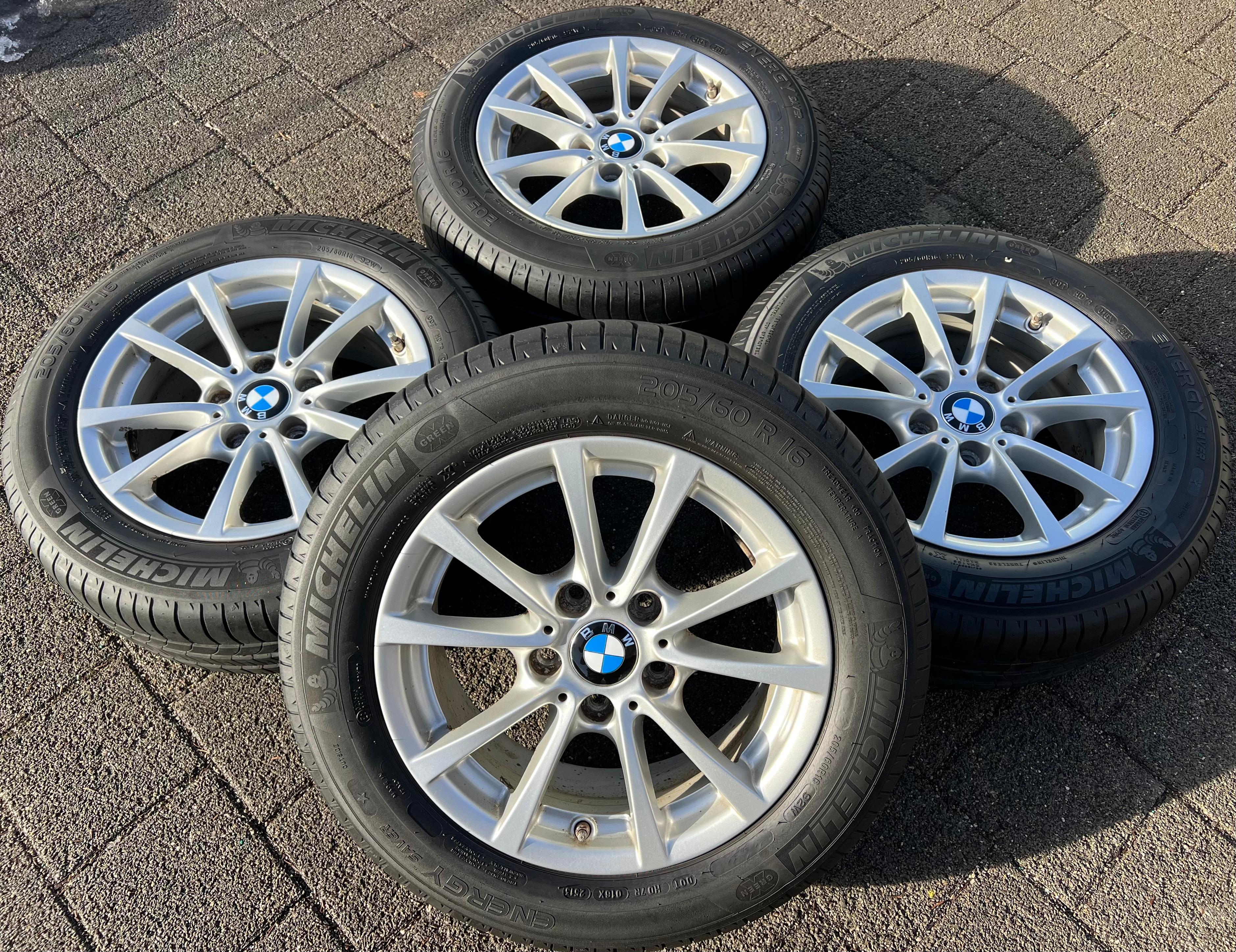 4 ORIGINAL 16" ALUFELGEN FELGEN BMW 3ER REIHE F30 F31 STYLING 390 6796236 7,5x16 ET37