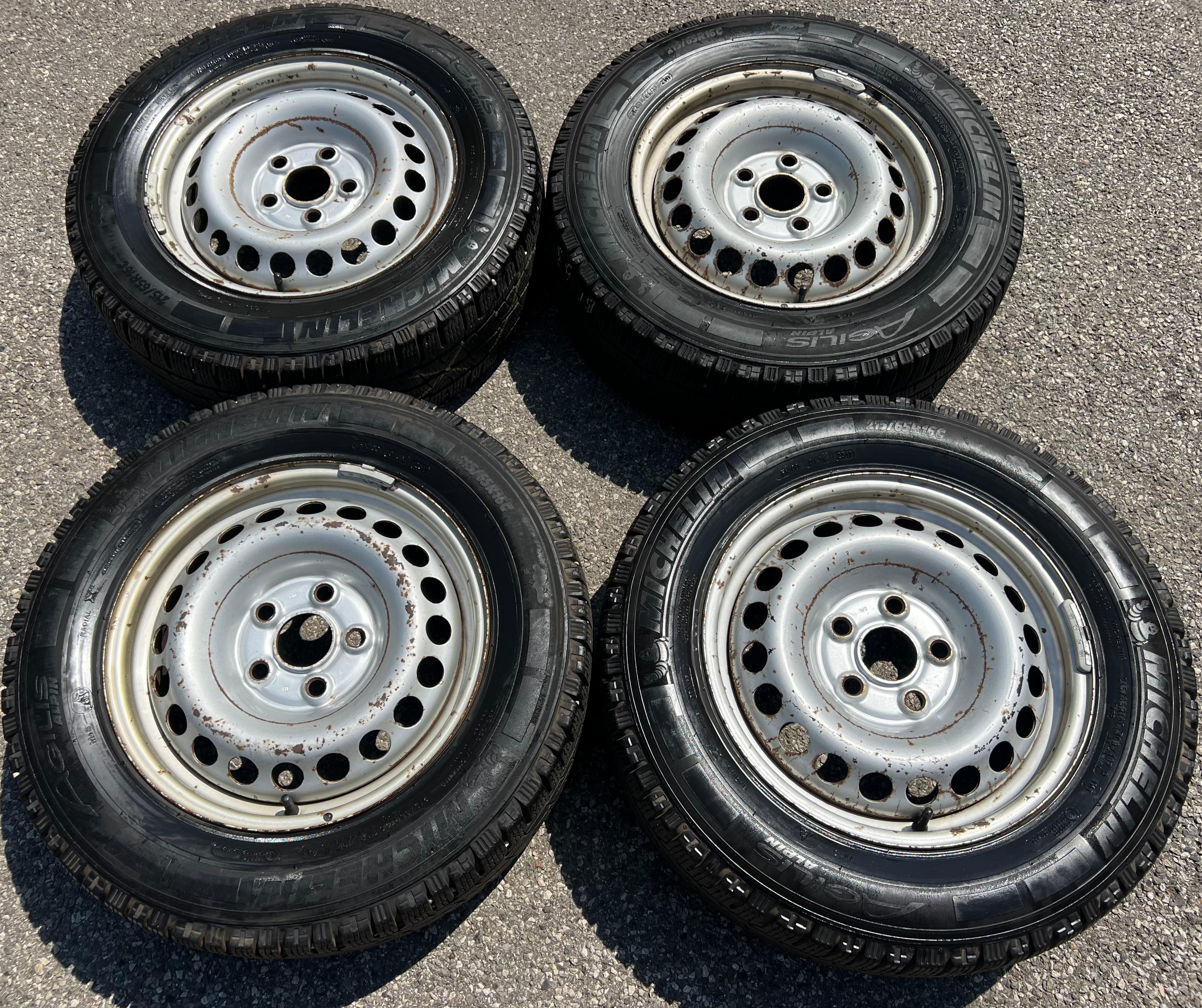 4 ruedas de invierno VW BUS T5 T6 215/65R16C 109/107T MICHELIN 6,5x16 ET51 • ENVÍO GRATUITO