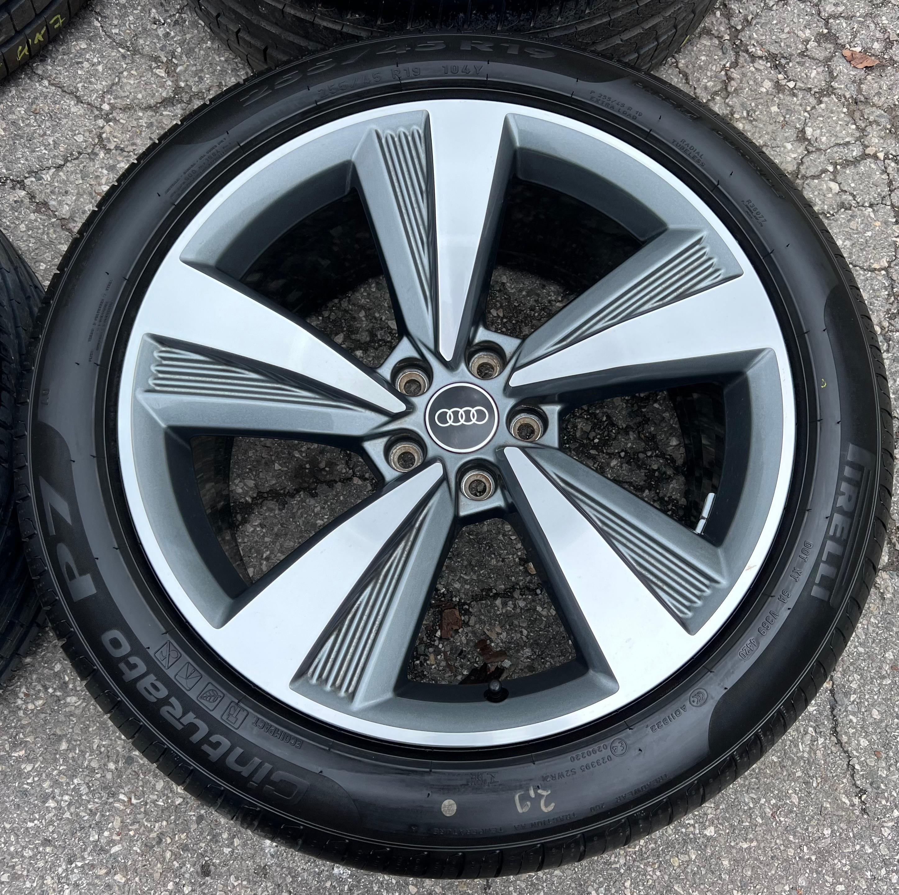 4 ORIGINAL 19" ALU SOMMERRÄDER AUDI A8 S8 4N 255/45R19 104Y 4N0601025C FREIHAUS