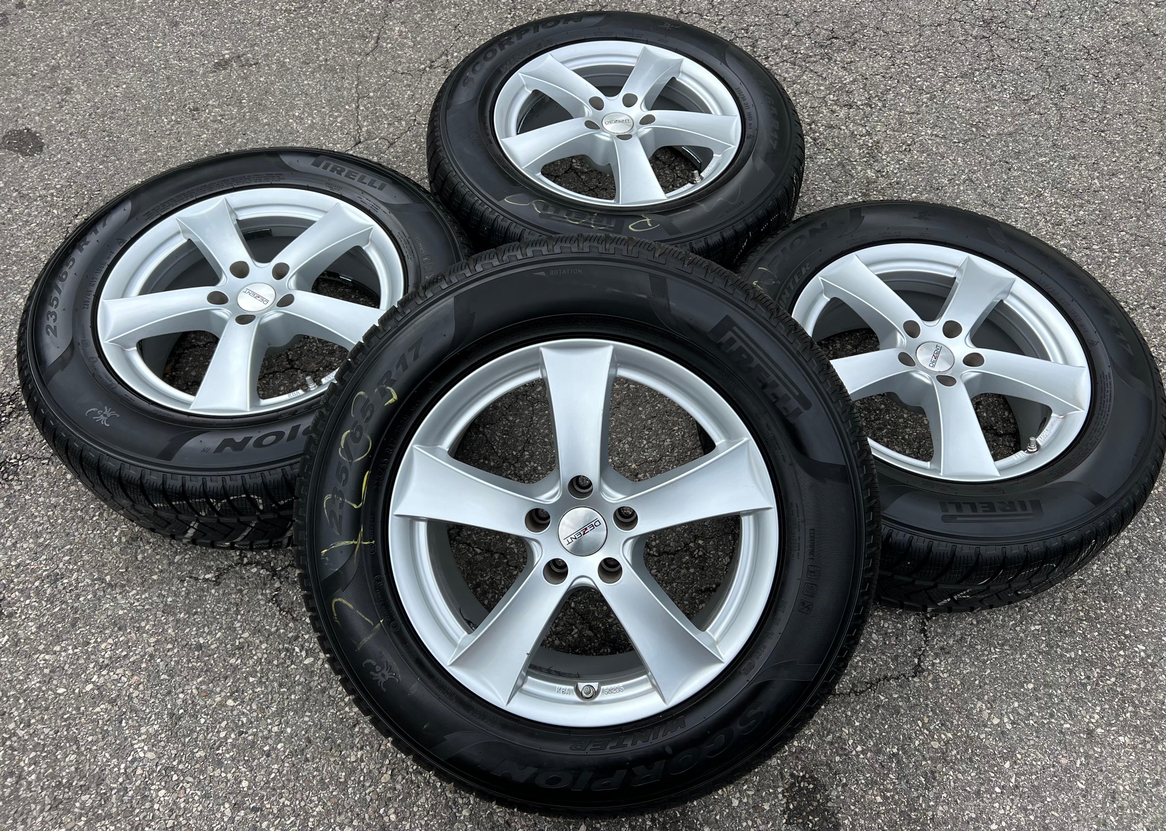 4 ROUES D'HIVER ALU 235/65R17 108H MERCEDES BENZ GLC 204X W253 RDKS