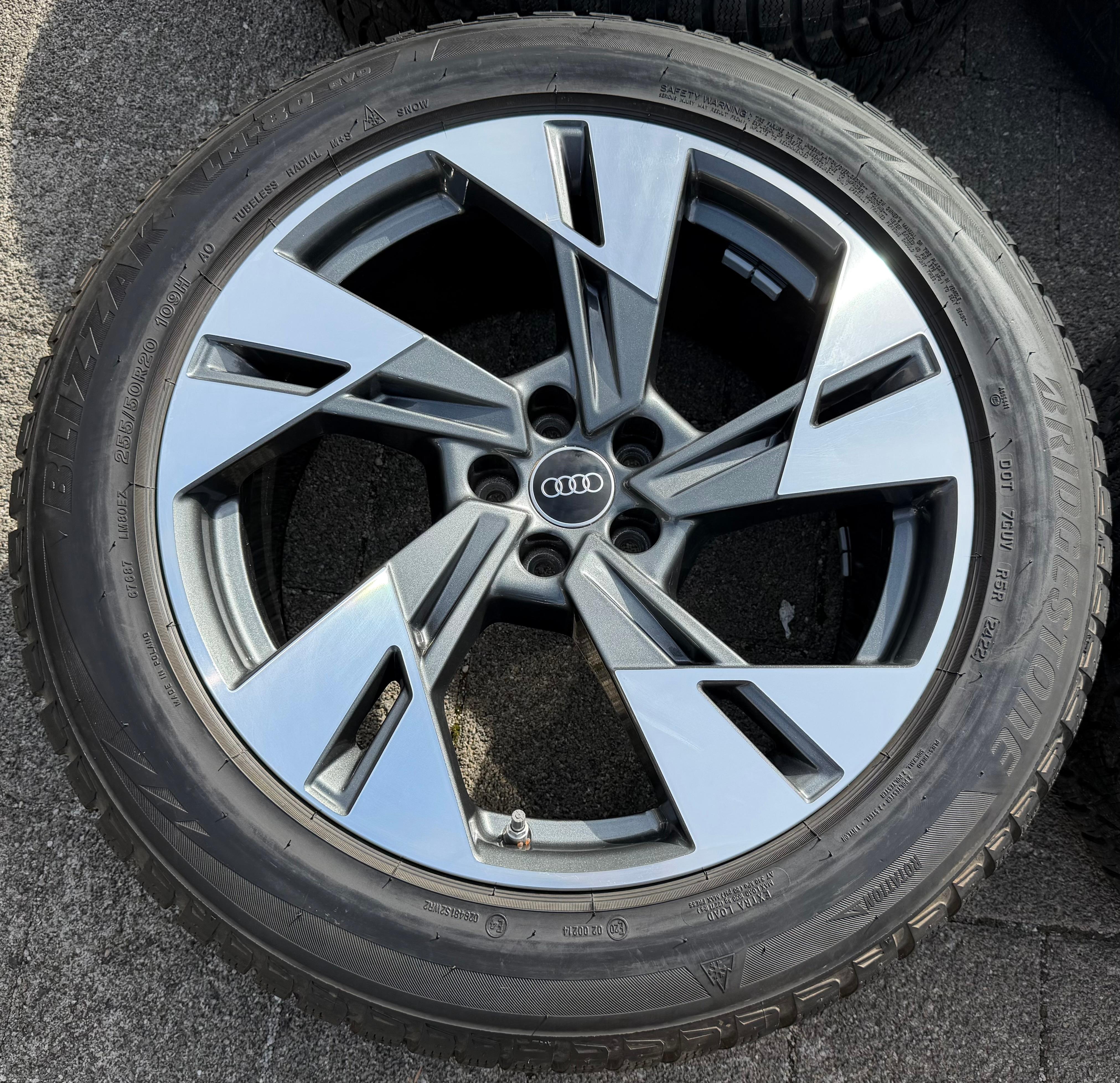 4 ORIGINAL 20" ALU WINTERRÄDER AUDI E-TRON Q8 ETRON 4KE601025T 255/50R20 109H