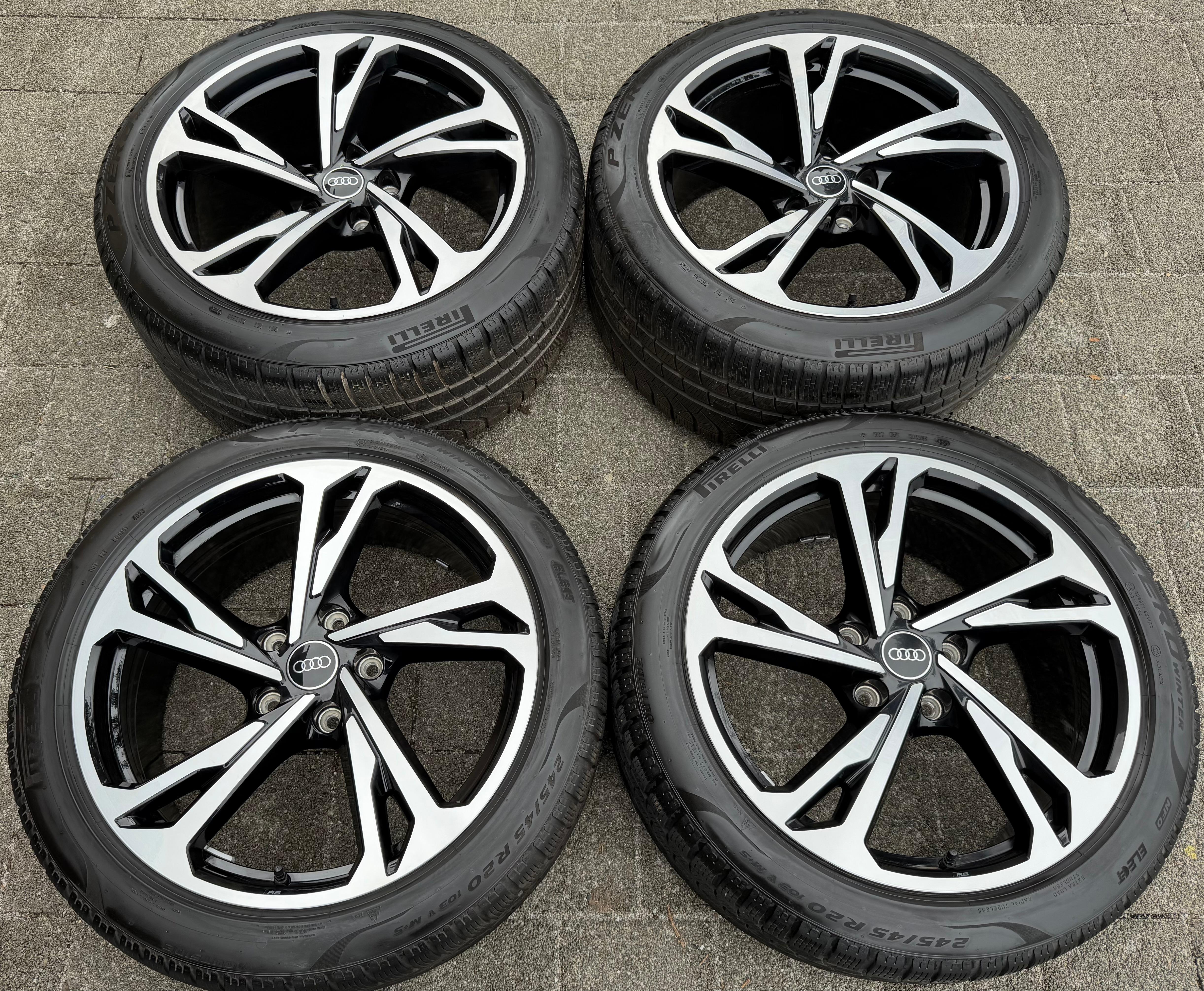 4 ORIGINAL 20" ALU WINTERRÄDER AUDI ETRON E-TRON GT 4J3601025AM 4J3601025AL