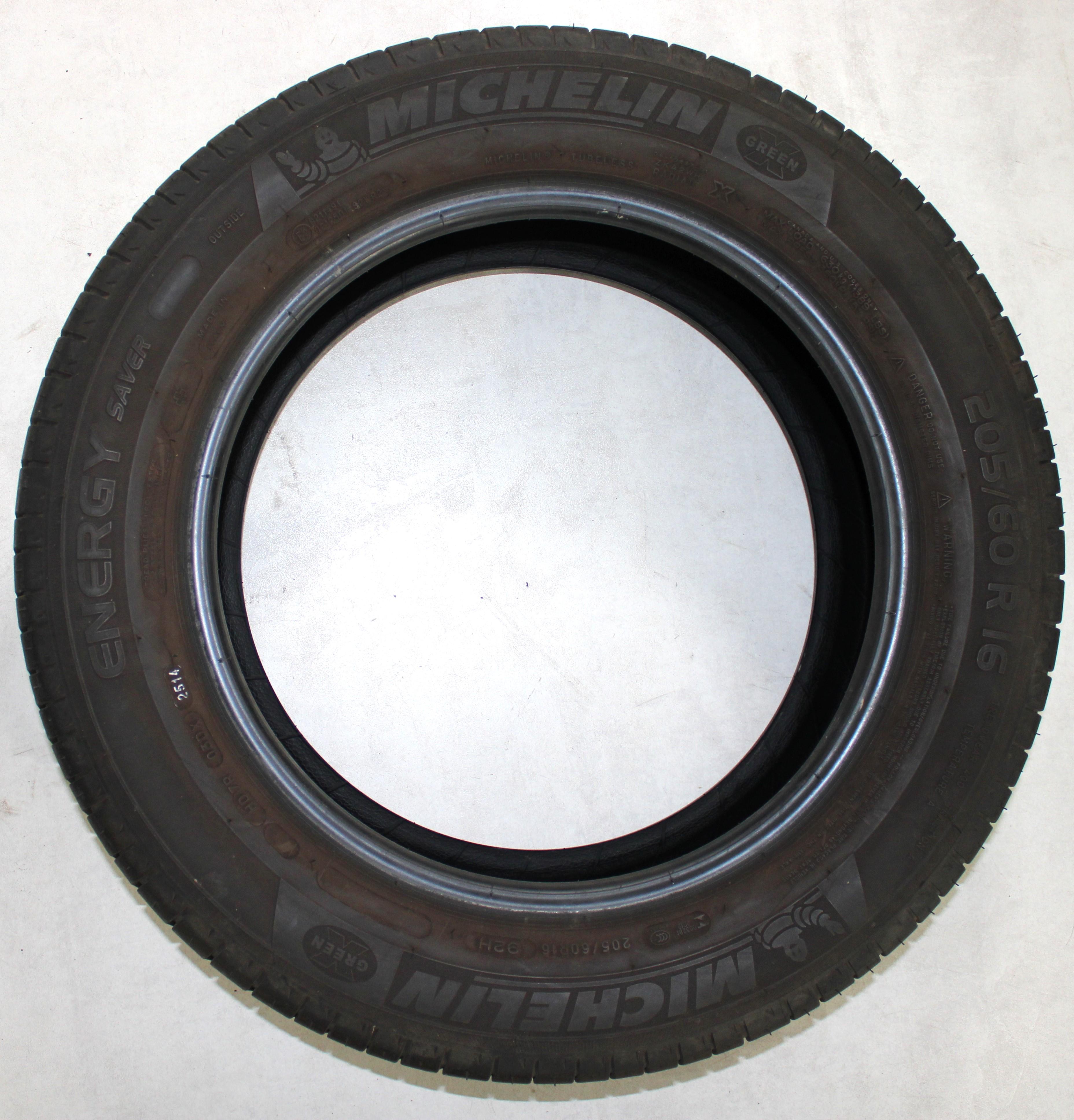 4 x 205/60R16 92H Sommerreifen Michelin Energy Saver+ 5,5-6mm 2014