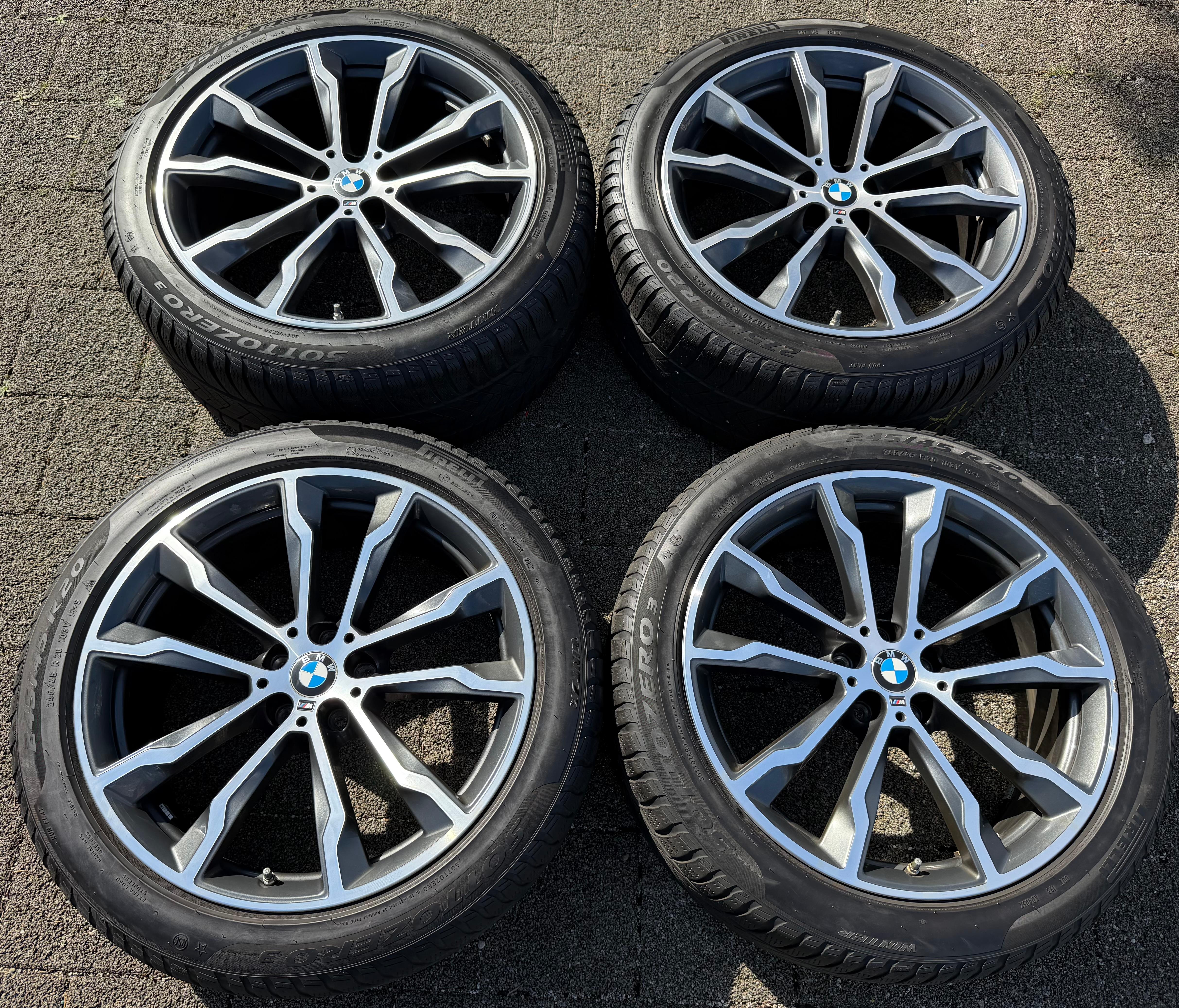 4 Original 20" Alu Winterräder BMW X3 G01 X4 G02 Styling M699 8010268 8010269