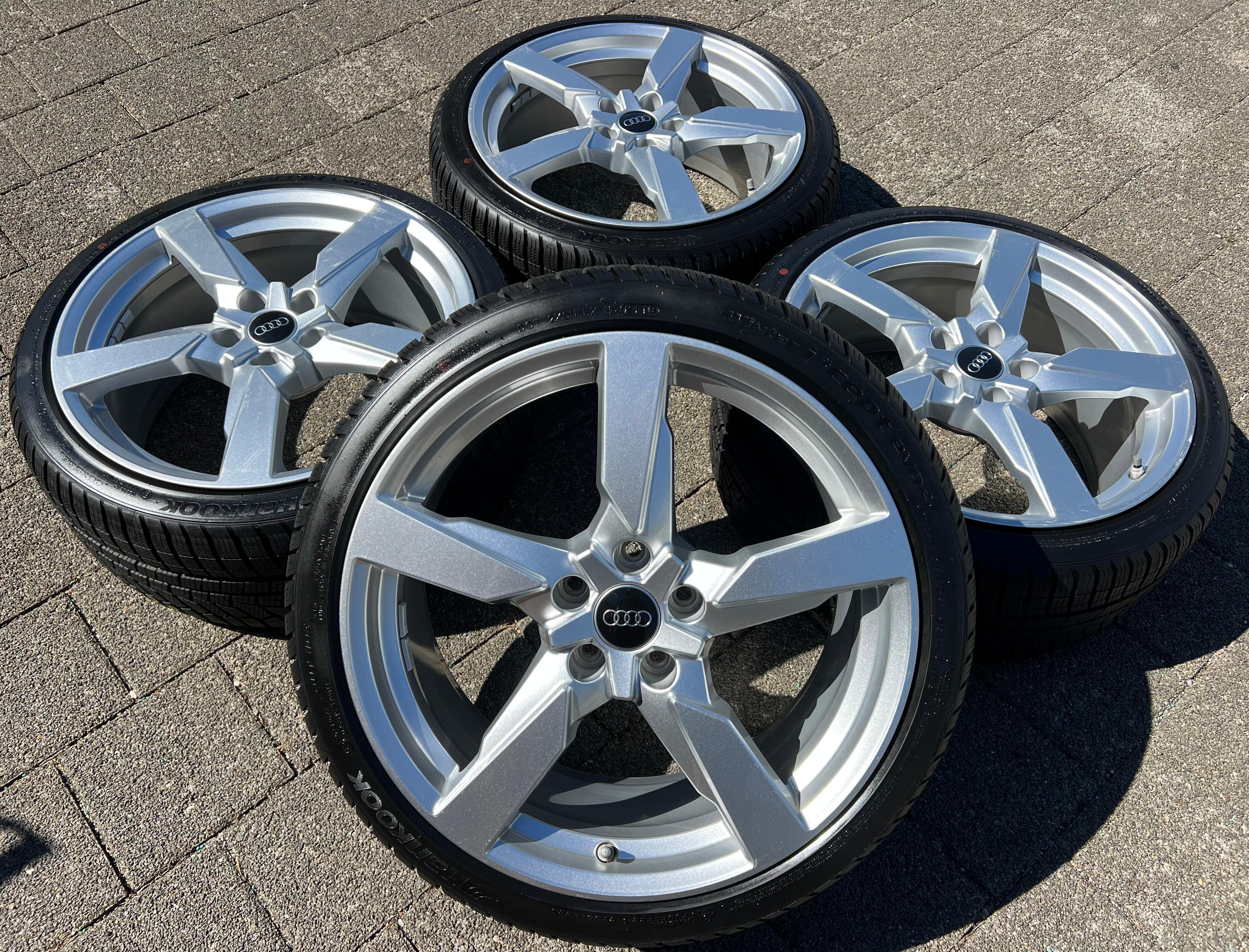 4 CERCHI IN LEGA DA INVERNO ORIGINALI DA 19" PER AUDI TT TTS 8S 8S0601025AA 245/35R19 93W SPEDIZIONE GRATUITA