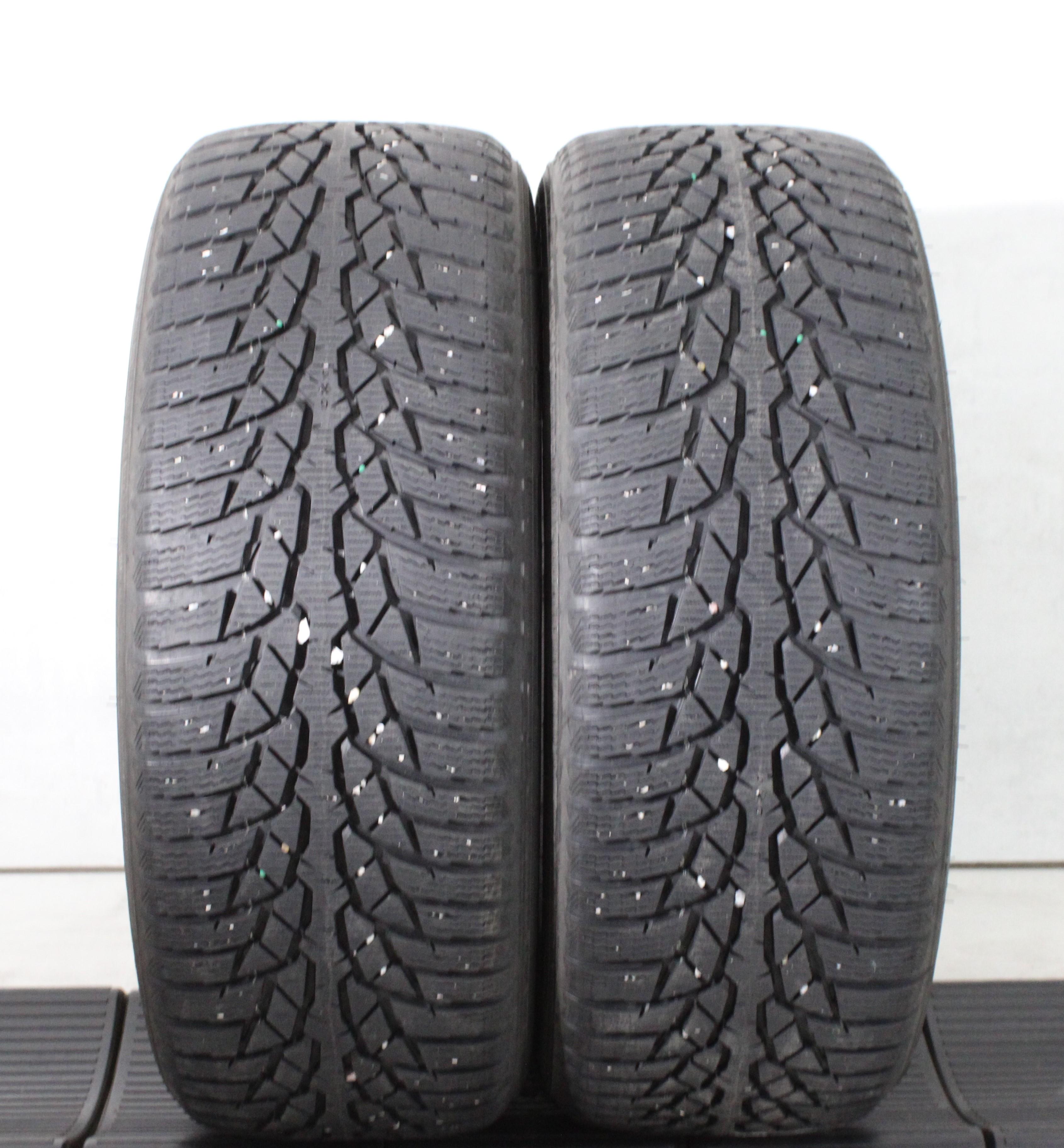 2 x 225/55R17 97H Winterreifen Nokian WR D4 6,5-7mm 2018