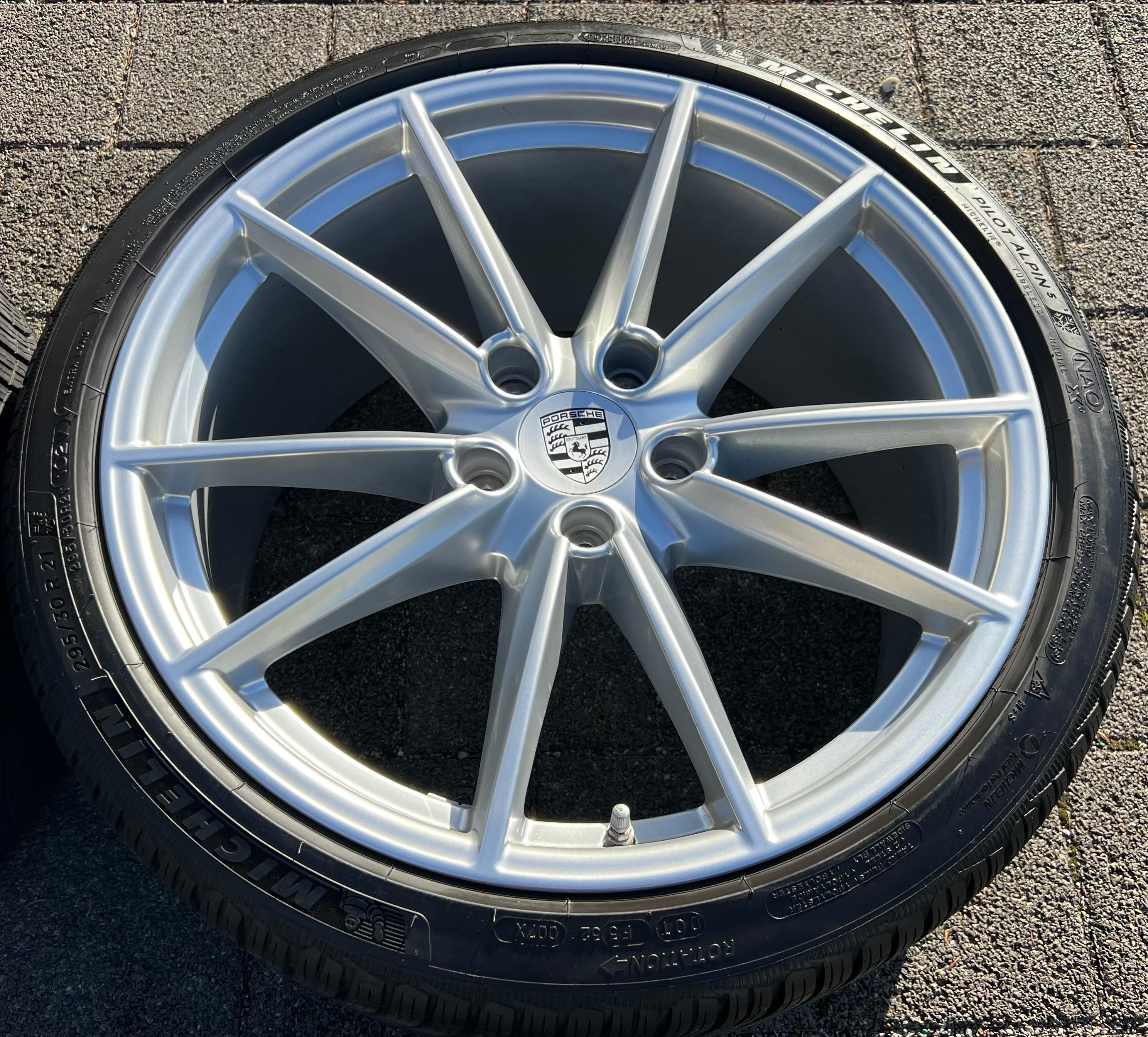 4 ORIGINELE 20" 21" LICHTMETALEN WINTERWIELEN PORSCHE 911 992 992601025C 992601025D RDKS