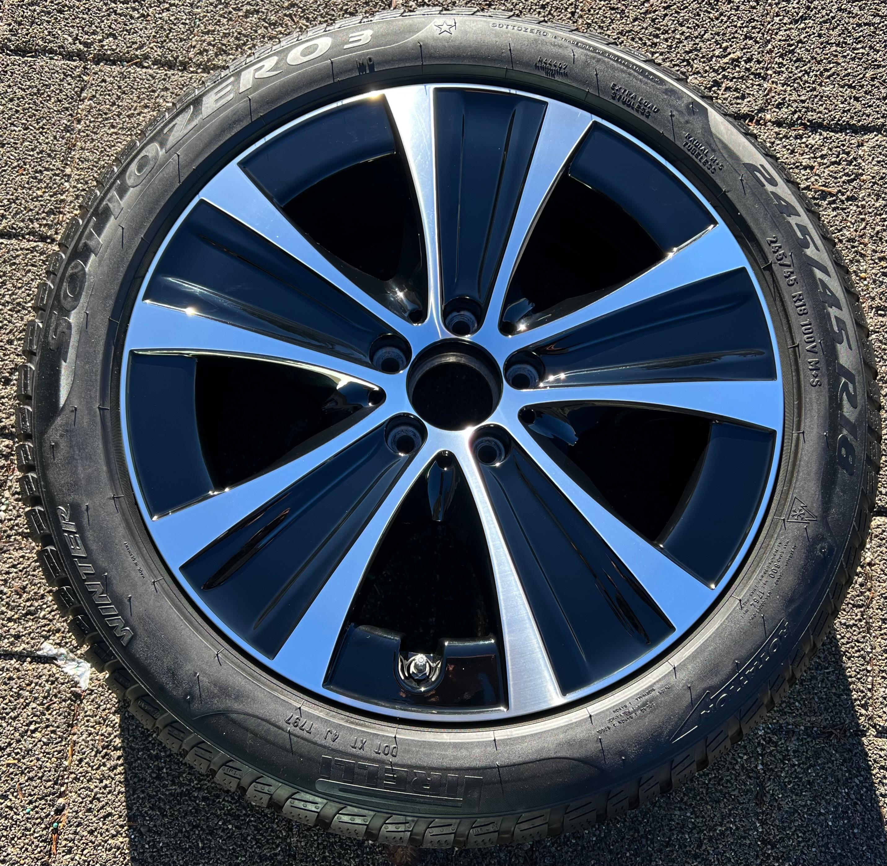 1X ORIGINAL 18" ALUFELGE MERCEDES E-KLASSE W213 A2134013700 8x18 ET43 FREIHAUS