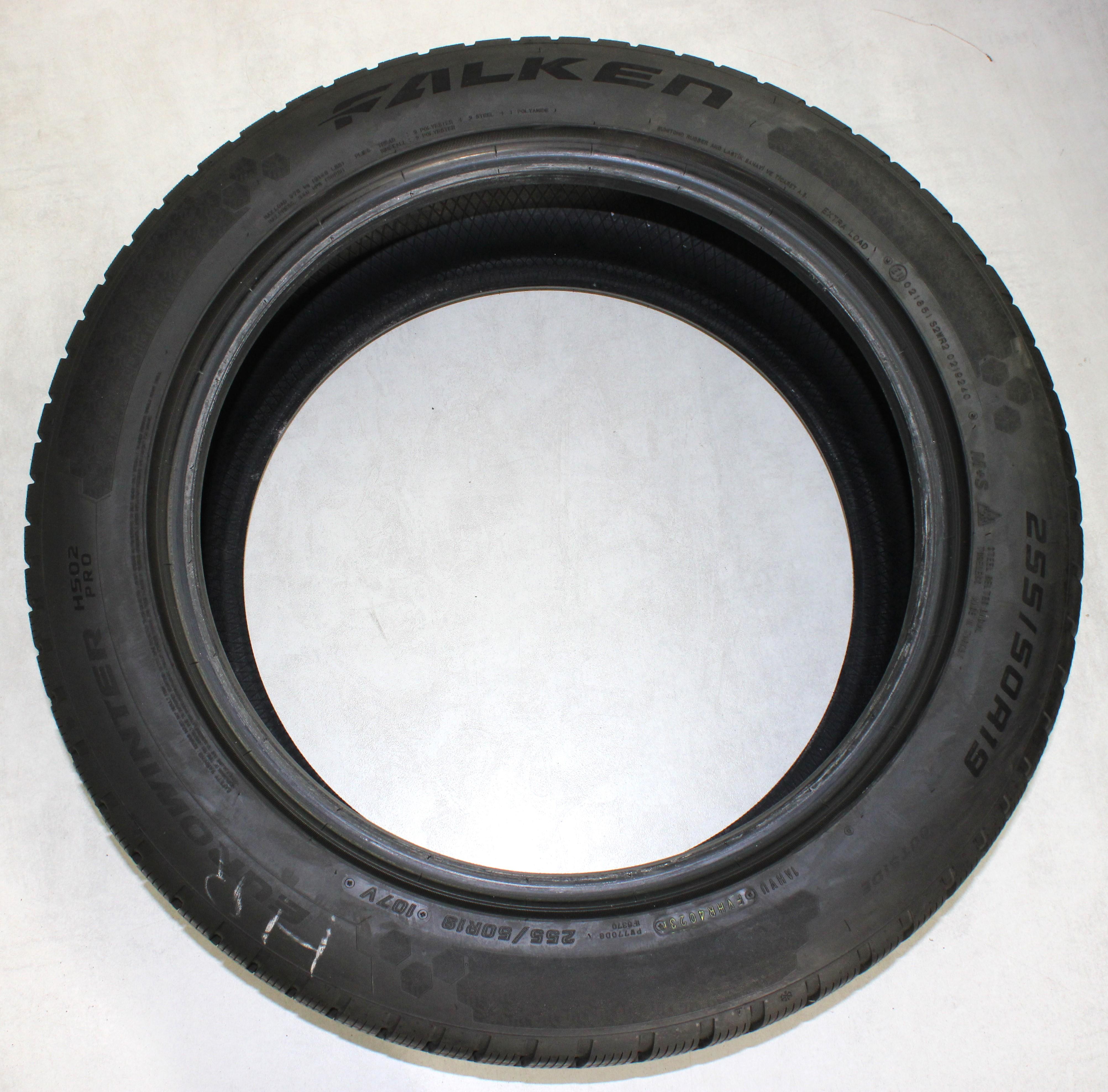 1 x 255/50R19 107V winterband Falken Eurowinter HS02 PRO 7mm 2023