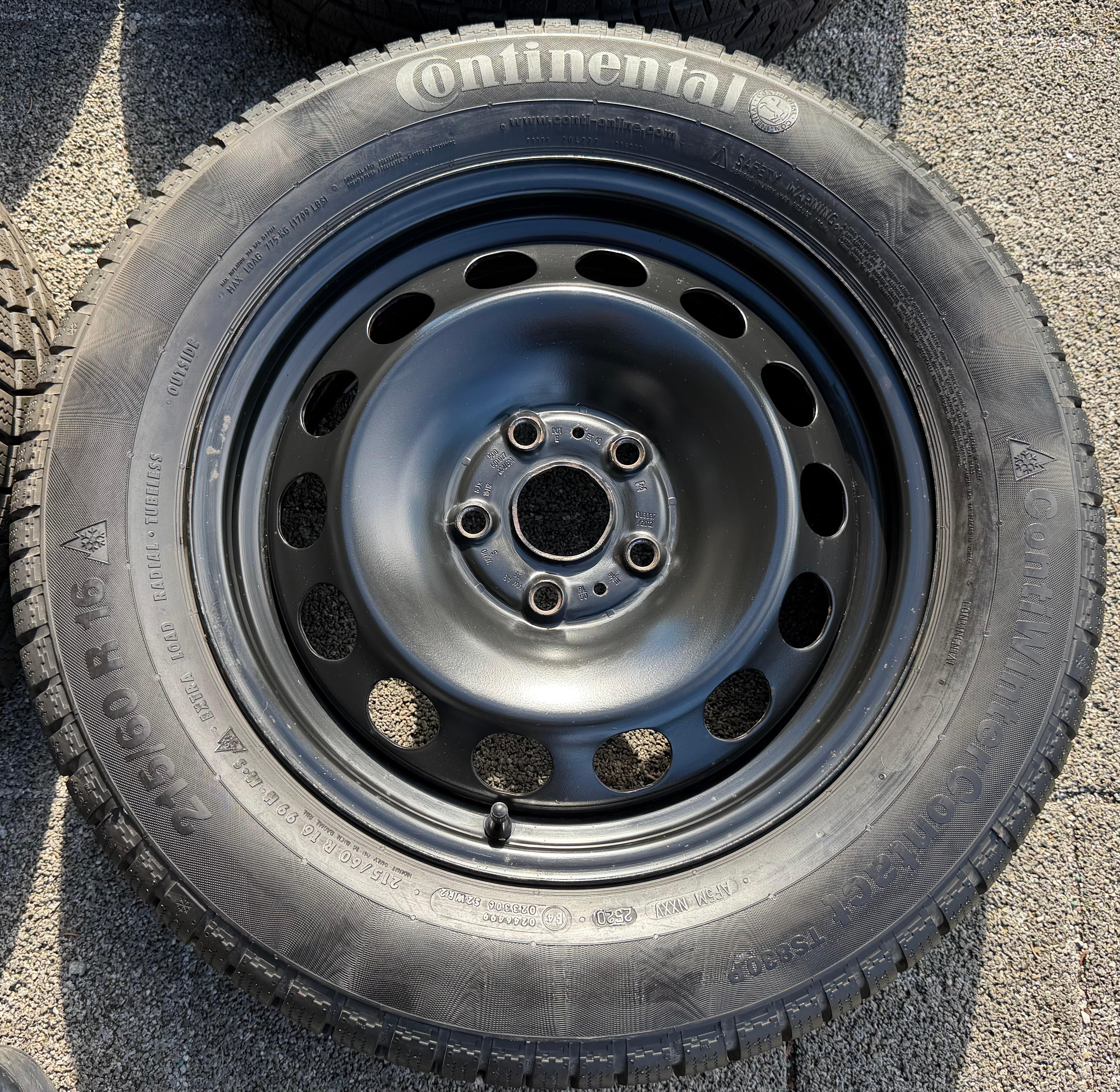 4 Winterräder VW T-Roc Skoda Karoq Seat Cupra Ateca 215/60R16 99H Continental