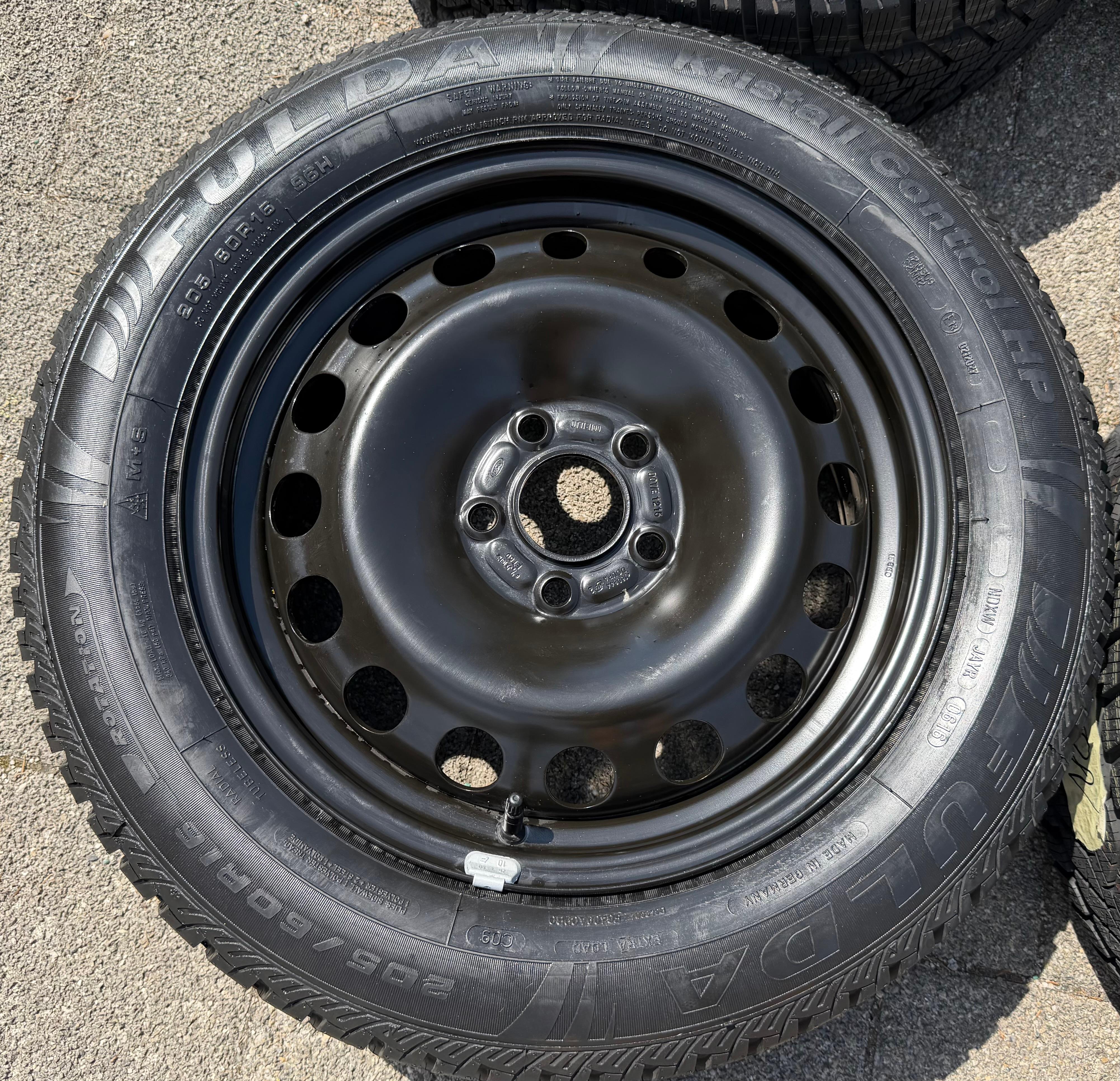 4 Winterräder Ford Transit Tourneo Connect PJ2 PU2 205/60R16 96H Fulda RDKS
