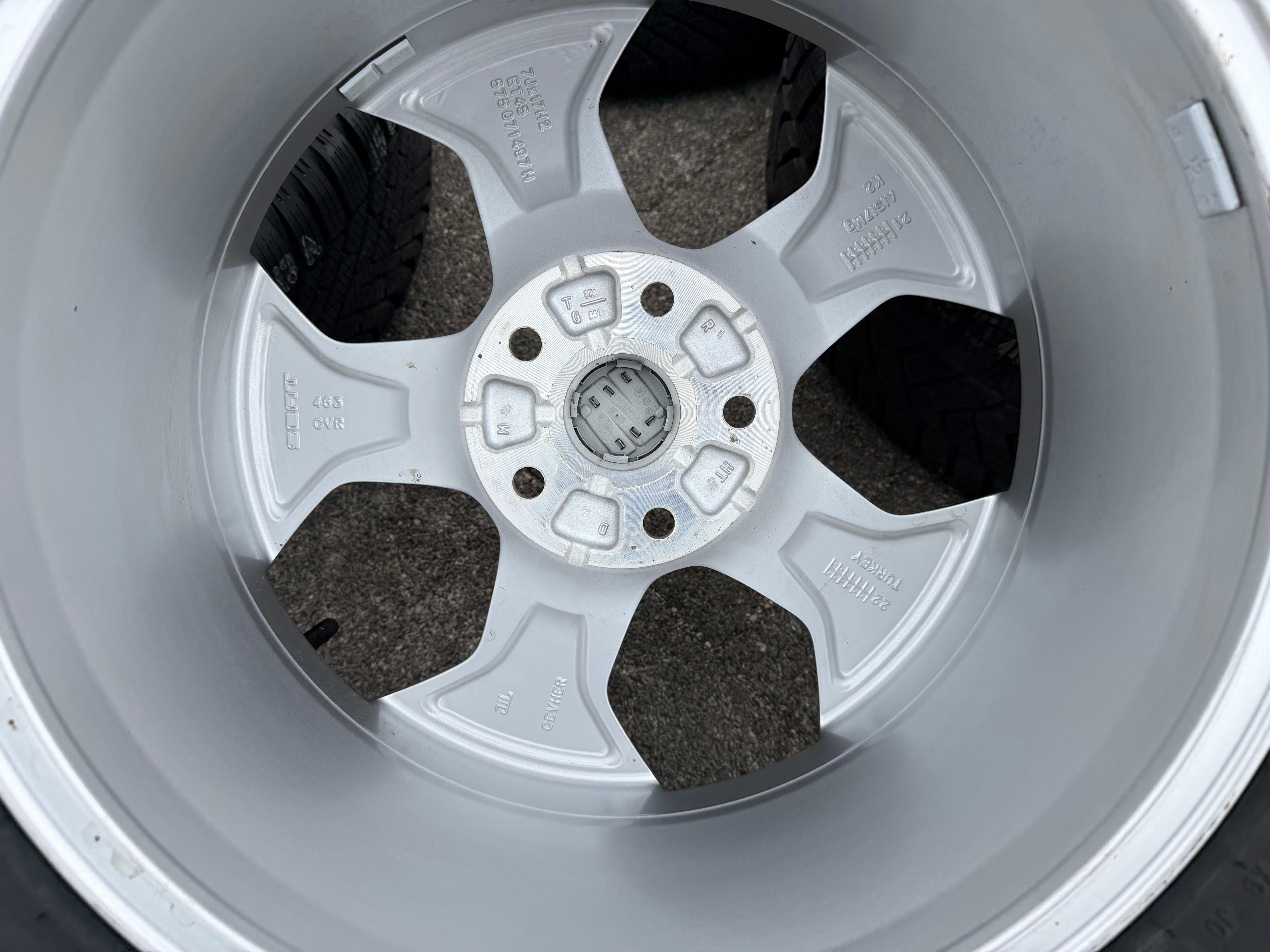 4 llantas de aluminio originales de invierno de 17" para SEAT Ateca Cupra 575071497H 215/55R17 98V, nuevas