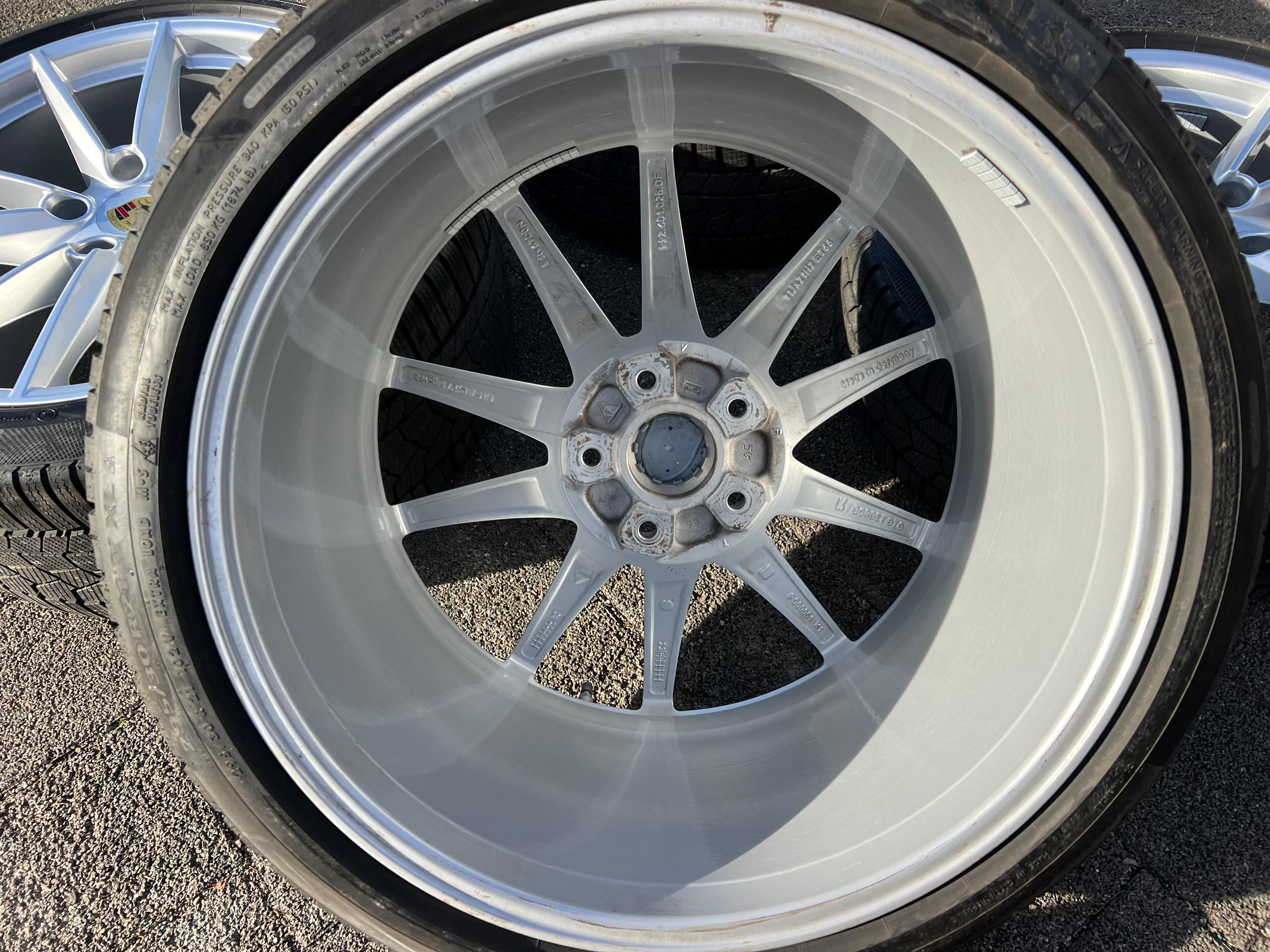 4 RUEDAS DE INVIERNO DE ALEACIÓN ORIGINALES DE 20" 21" PARA PORSCHE 911 992 992601025C 992601025D RDKS