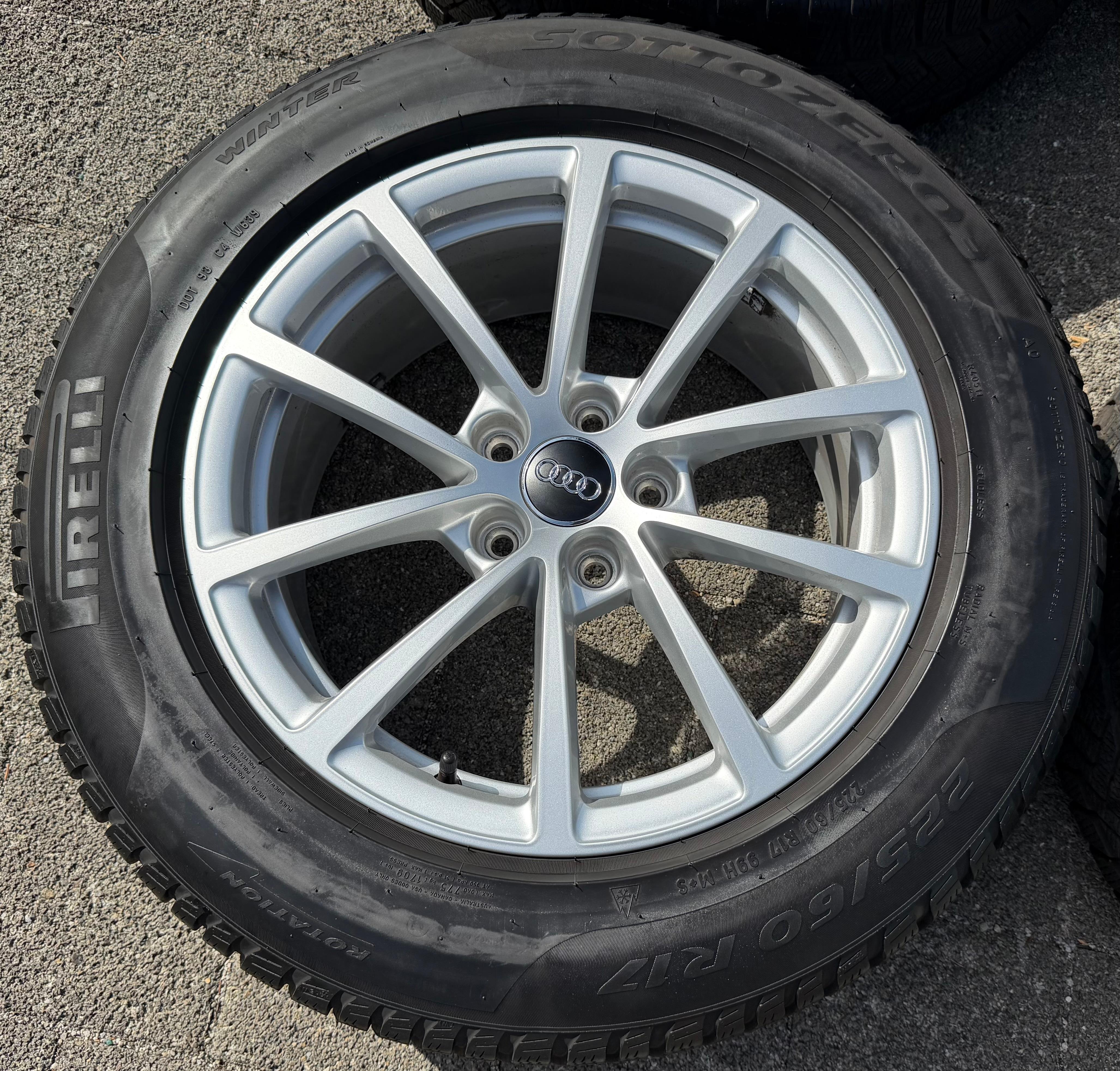4 Original 17" Alu Winterräder Audi A6 4K C8 F2 225/60R17 99H 4K0601025 2021
