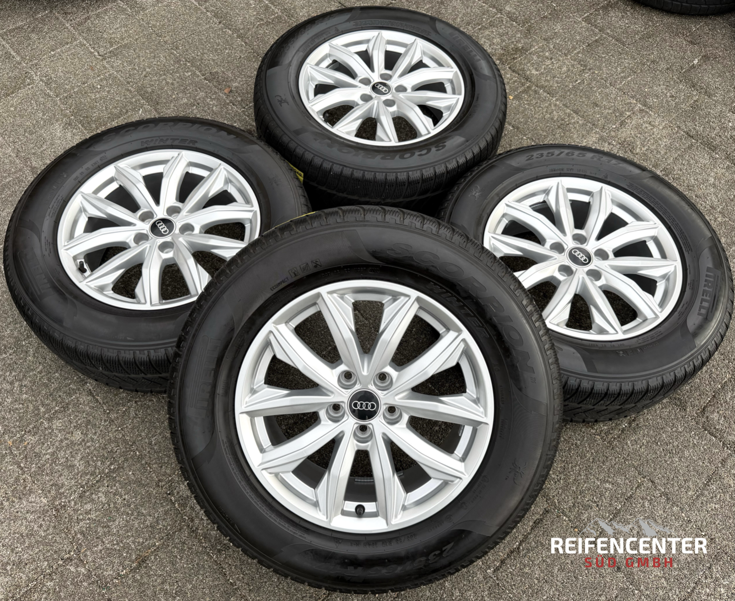 4 cerchi in lega originali da 17" per Audi Q5 FY 80A601025J 7x17 ET34