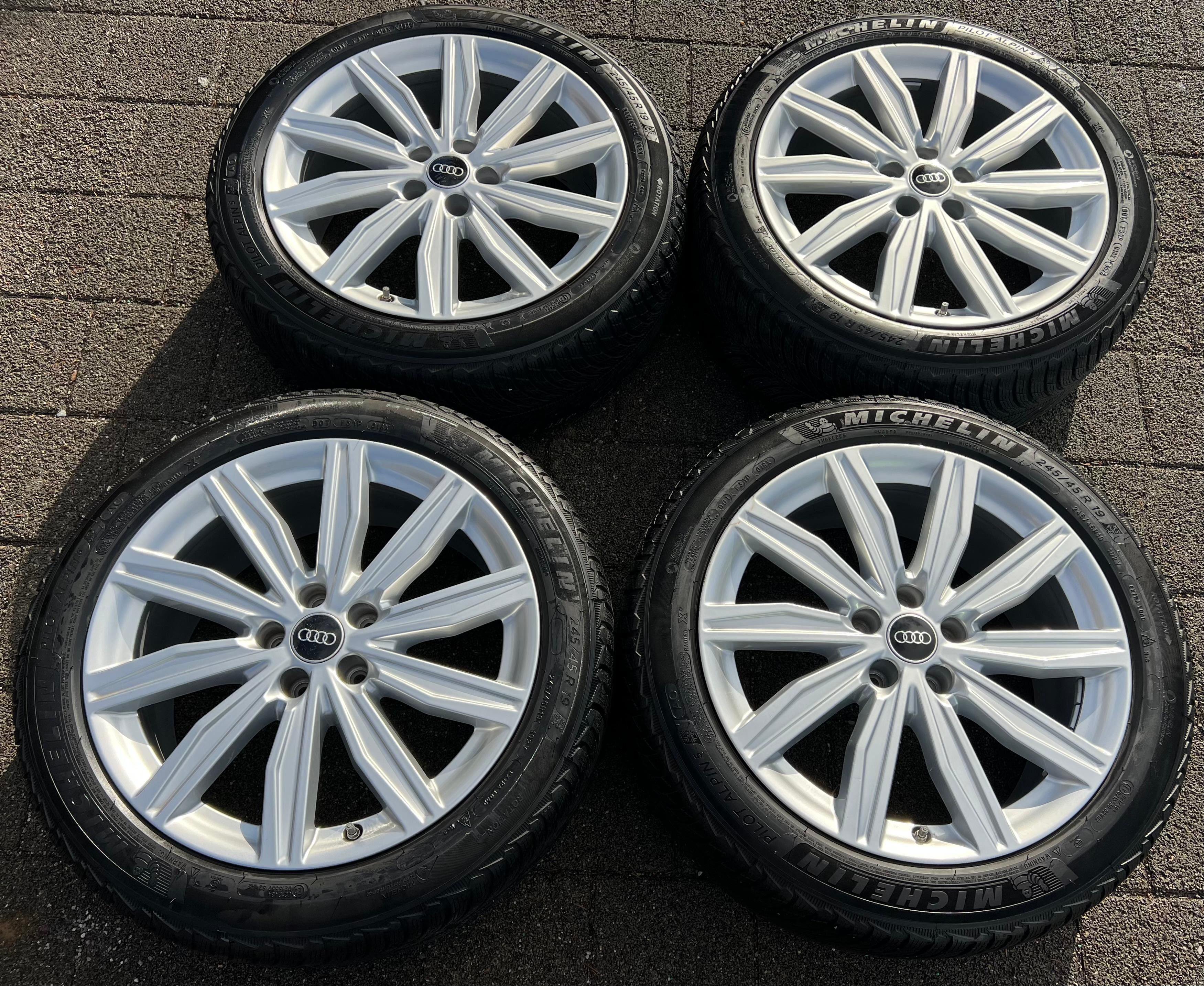 4 ORIGINAL 19" ALU WINTERRÄDER AUDI A6 S6 C8 4K 4K0601025M 245/45R19 102V 2022
