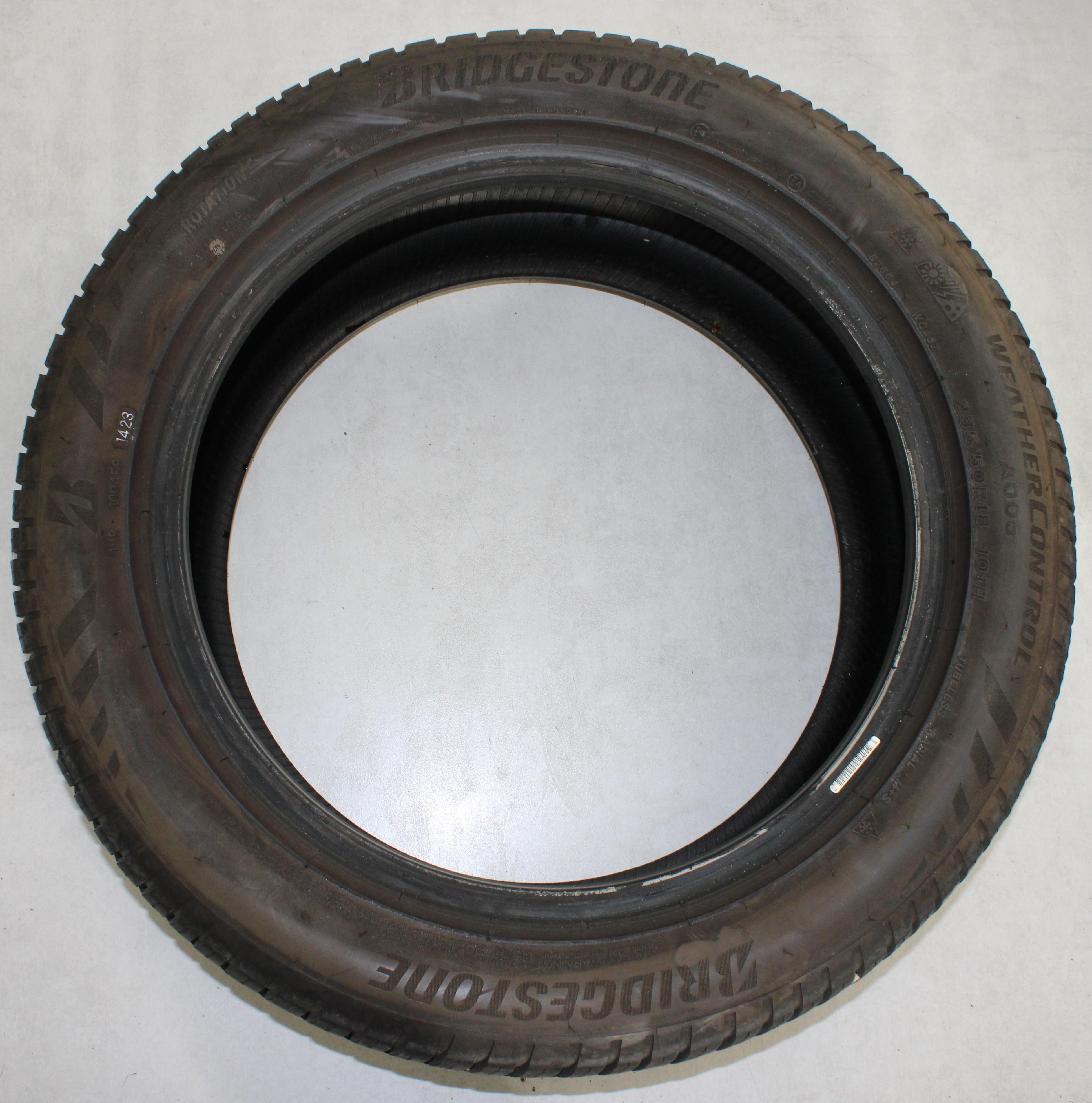 2 x 235/50R18 101H Ganzjahresreifen Bridgestone Weather Control A005 6mm 2023