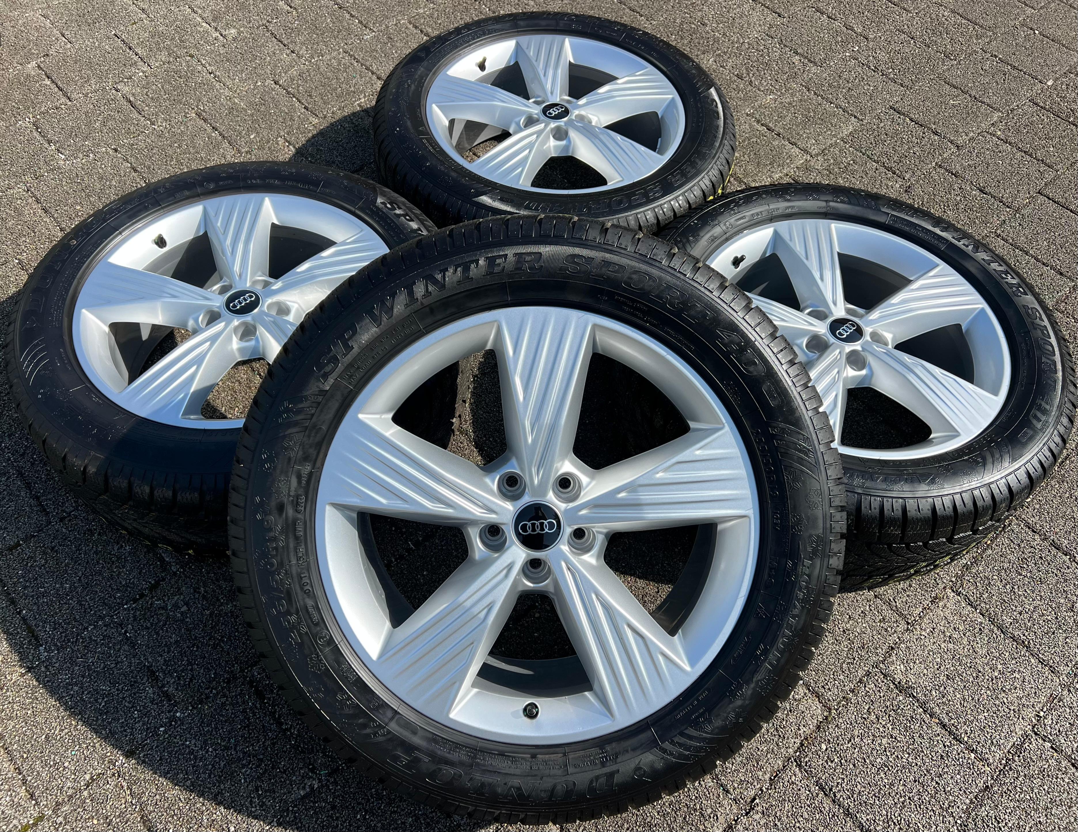 4 ORIGINAL 19" ALU WINTERRÄDER AUDI Q4 E-TRON 235/55R19 101V 255/50R19 103V TOP