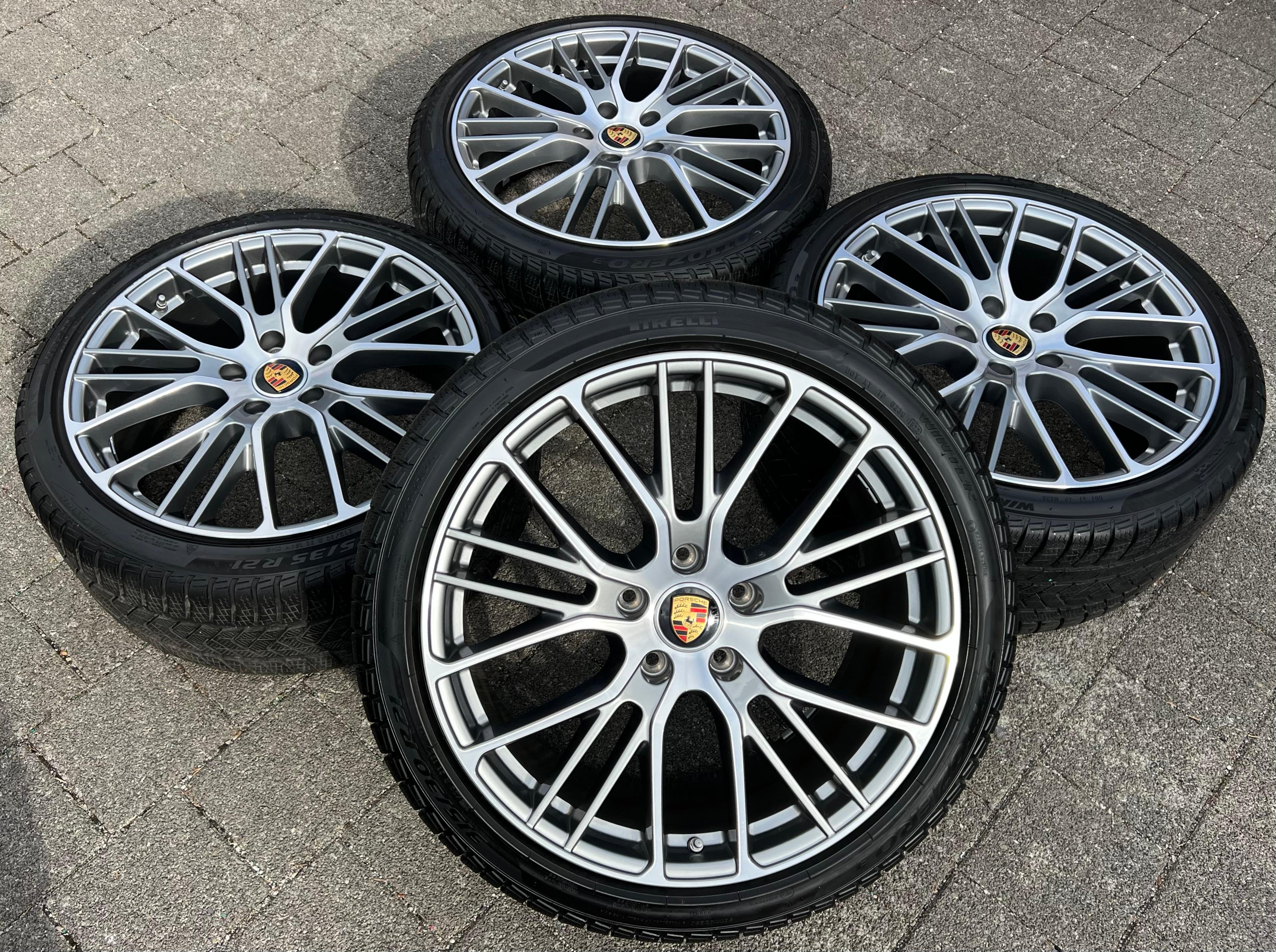 4 ORIGINAL 21" ALU WINTERRÄDER PORSCHE PANAMERA 971 EXCLUSIV DESIGN SPORT FELGEN
