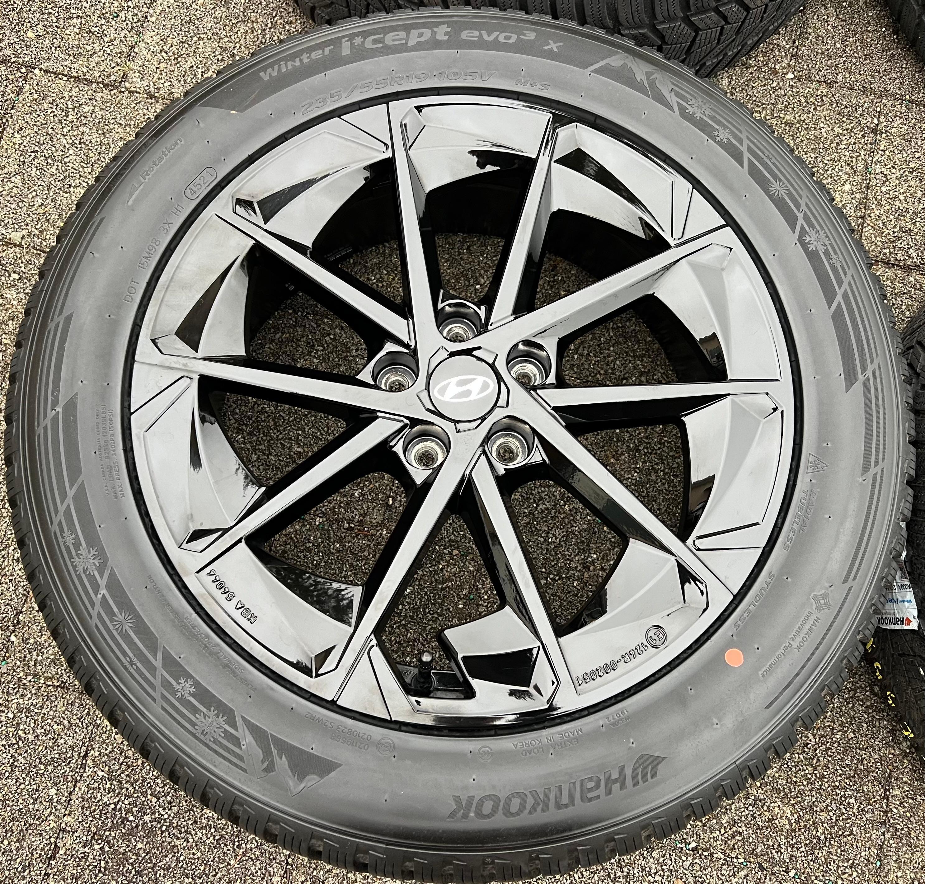 4 ORIGINAL 19" ALU WINTERRÄDER HYUNDAI IONIQ 5 NE 235/55R19 105V RDKS 2021 FREIHAUS