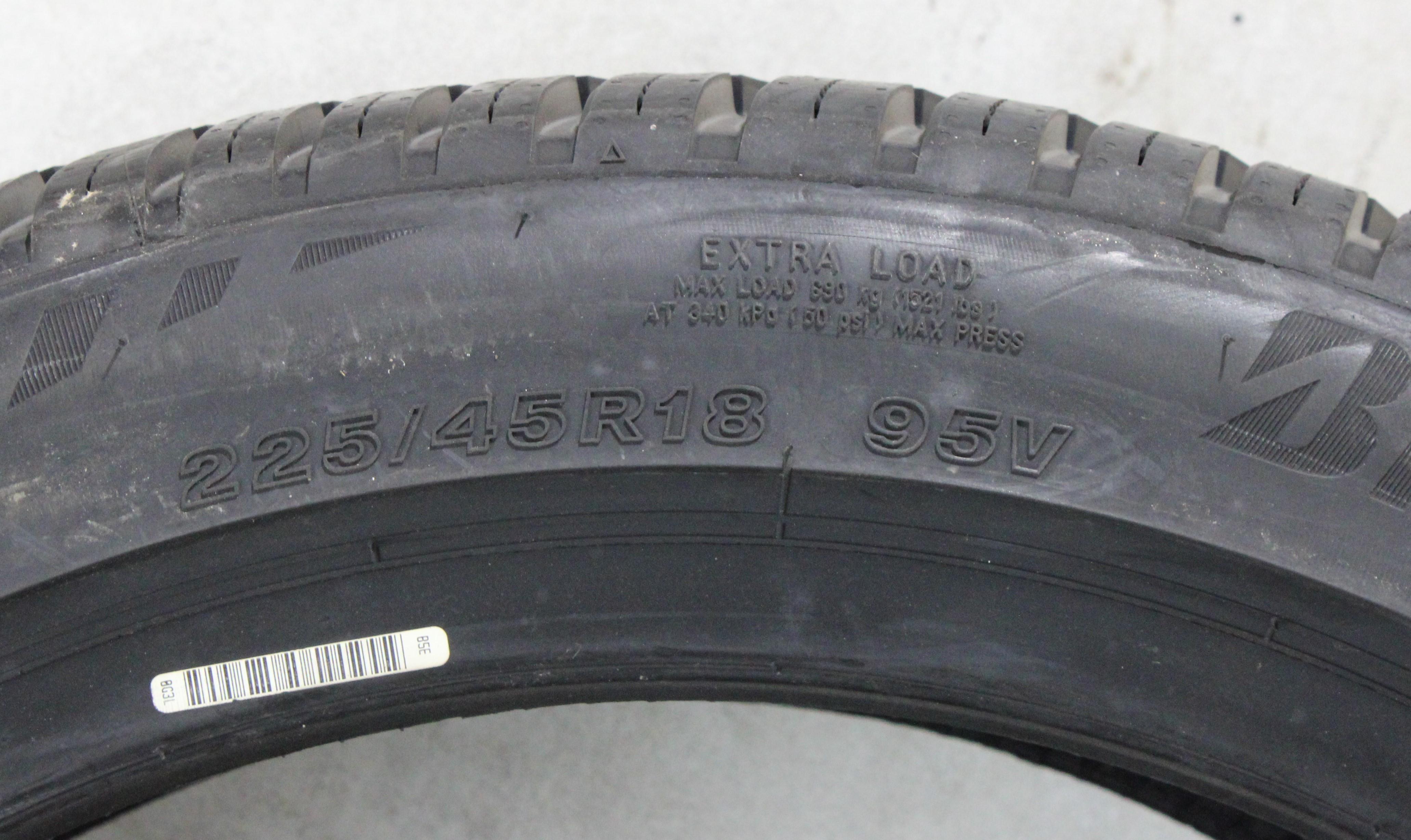 1 x 225/45R18 95V Ganzjahresreifen Bridgestone Weather Control A005   NEU 2019
