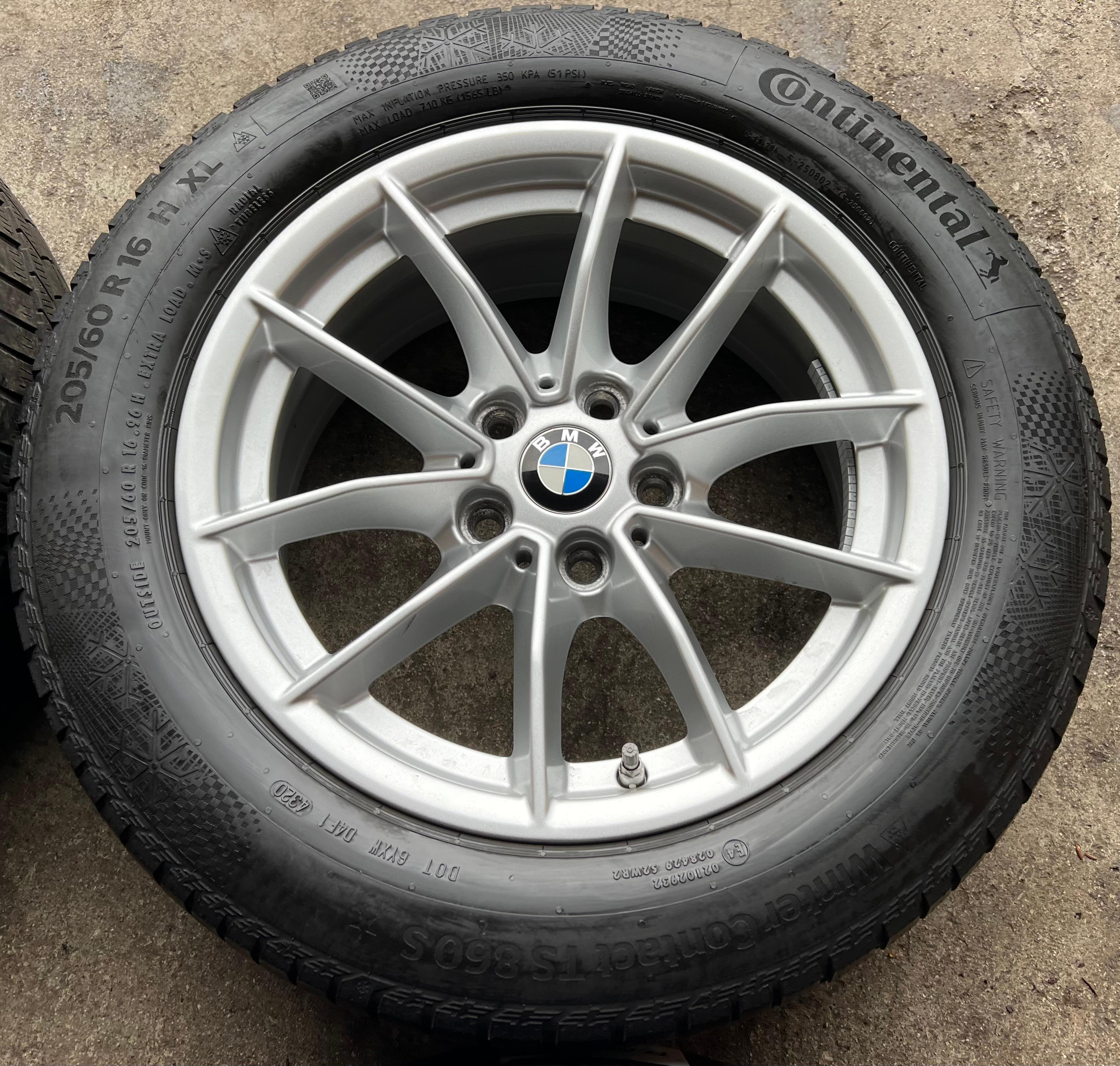 4 RUOTE ORIGINALI IN ALLUMINIO 16" BMW 3-SERIES G20 G21 STYLING 774 TPMS 6,5x16 ET22 TOP