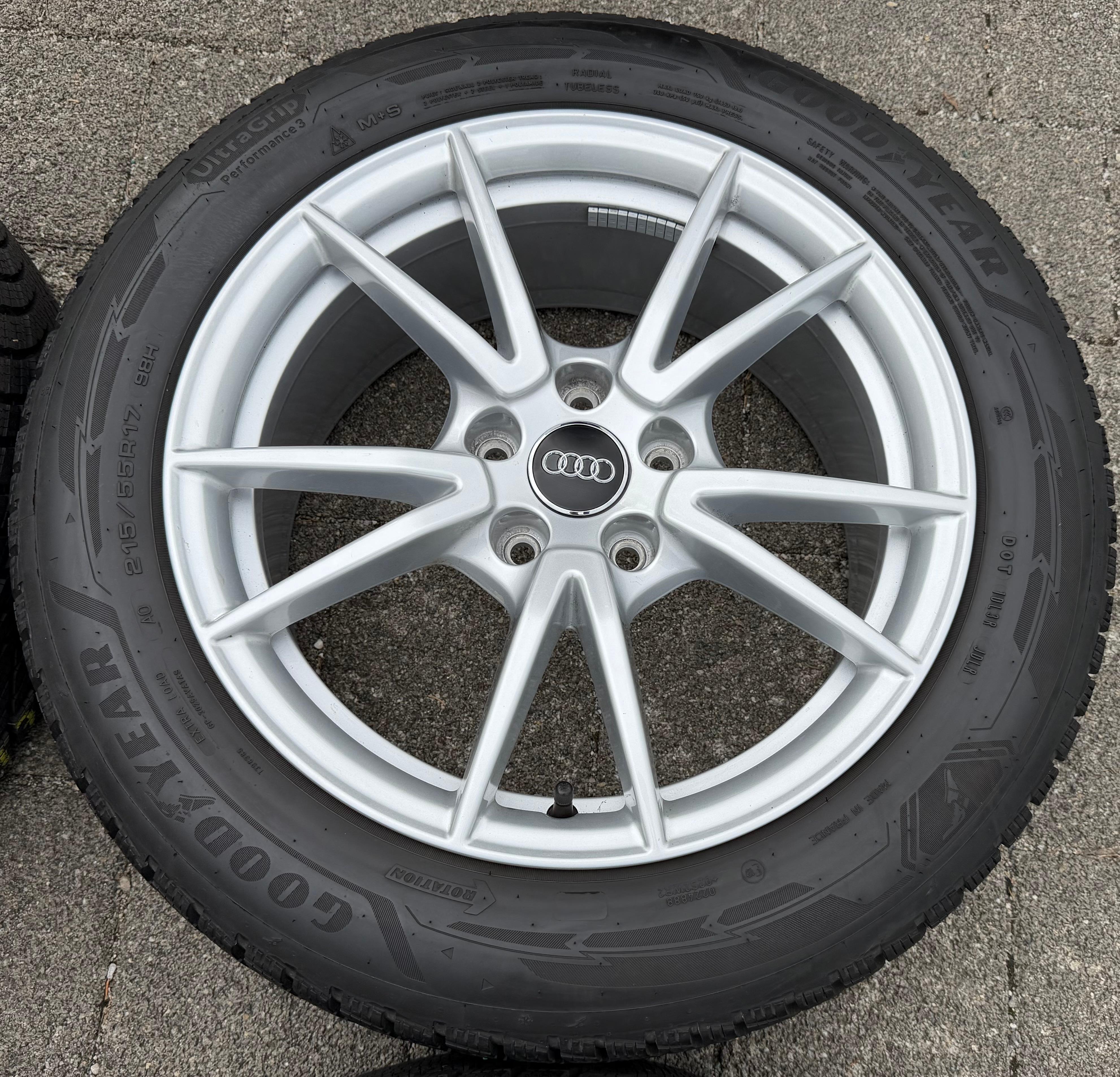 4 ORIGINAL 17" ALU WINTERRÄDER AUDI A5 S5 F2 B10 8B3601025A 215/55R17 98H 2025