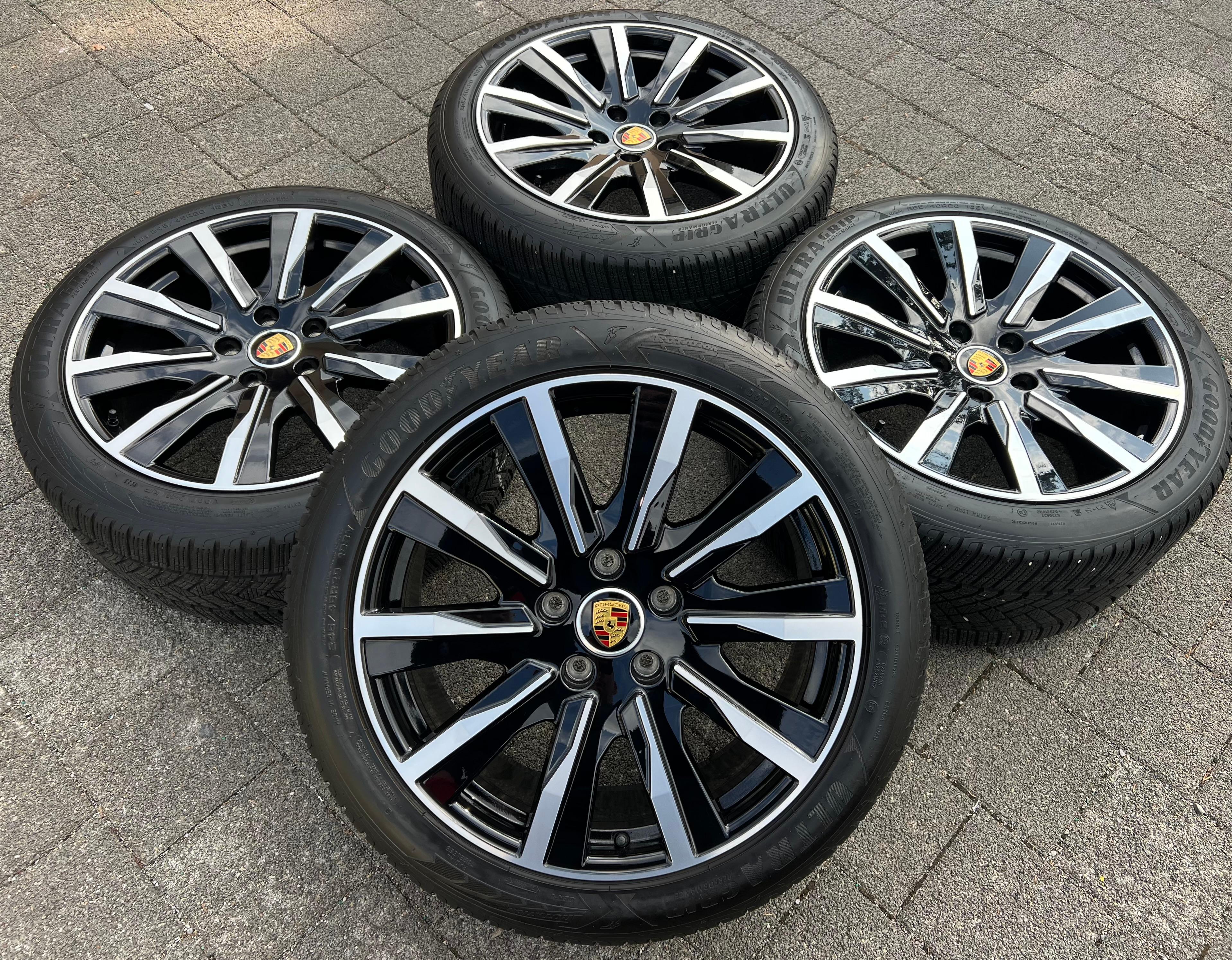 4 ORIGINAL 20" ALU WINTERRÄDER PORSCHE TAYCAN TEQUIPMENT RDKS FREIHAUS
