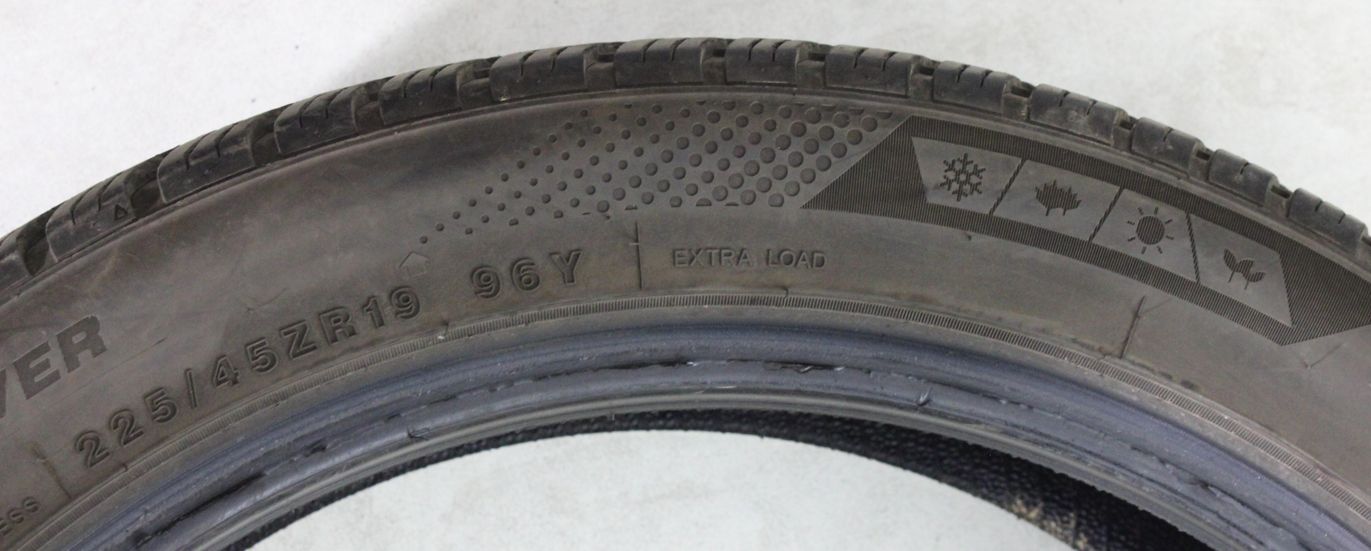 4 x 225/45R19 96Y Ganzjahresreifen Imperial All Season Driver 6-6,5mm 2022 XL