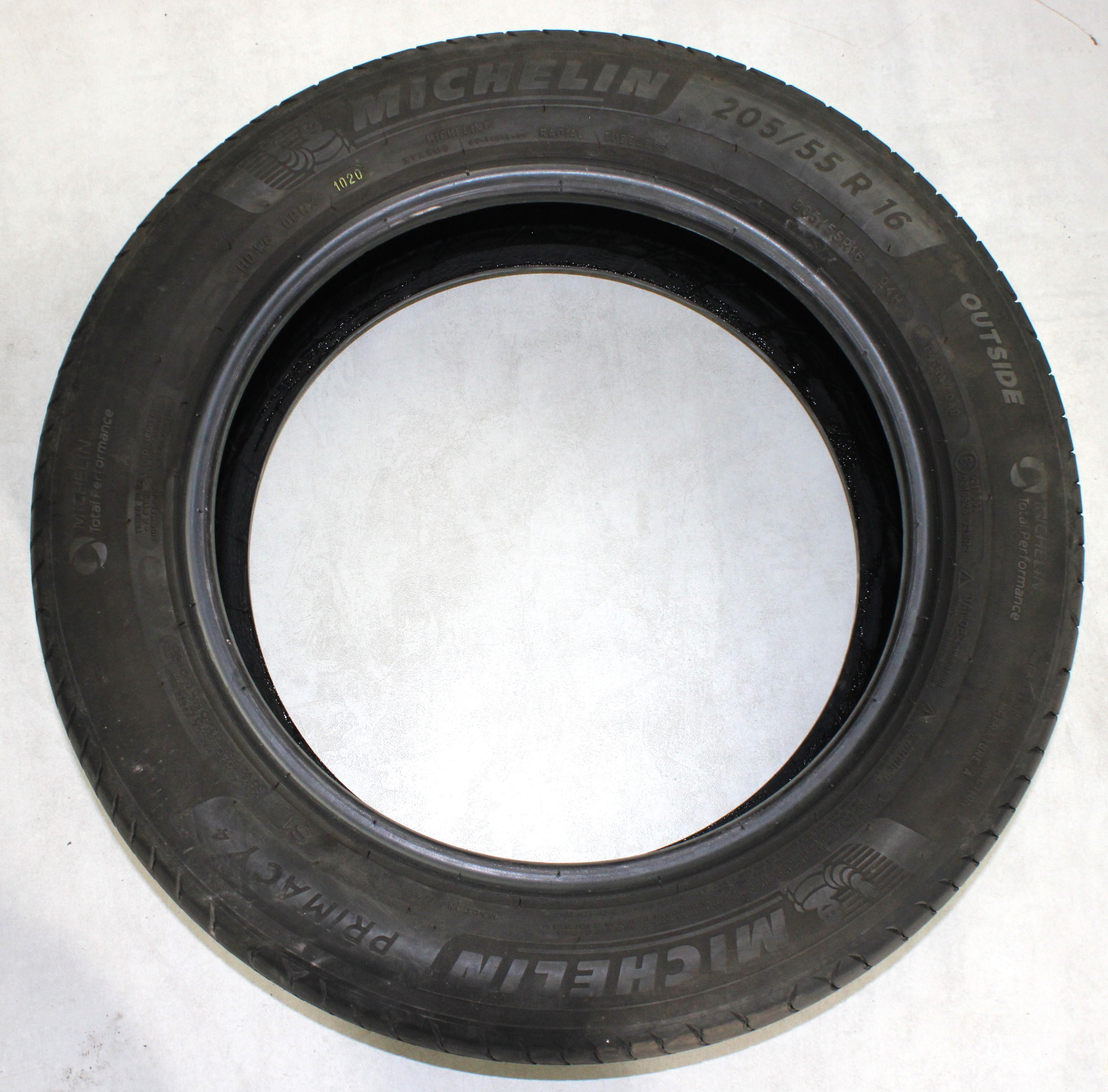 4 x 205/55R16 94H Sommerreifen Michelin Primacy 4 S1 4-4,5mm 2020 XL