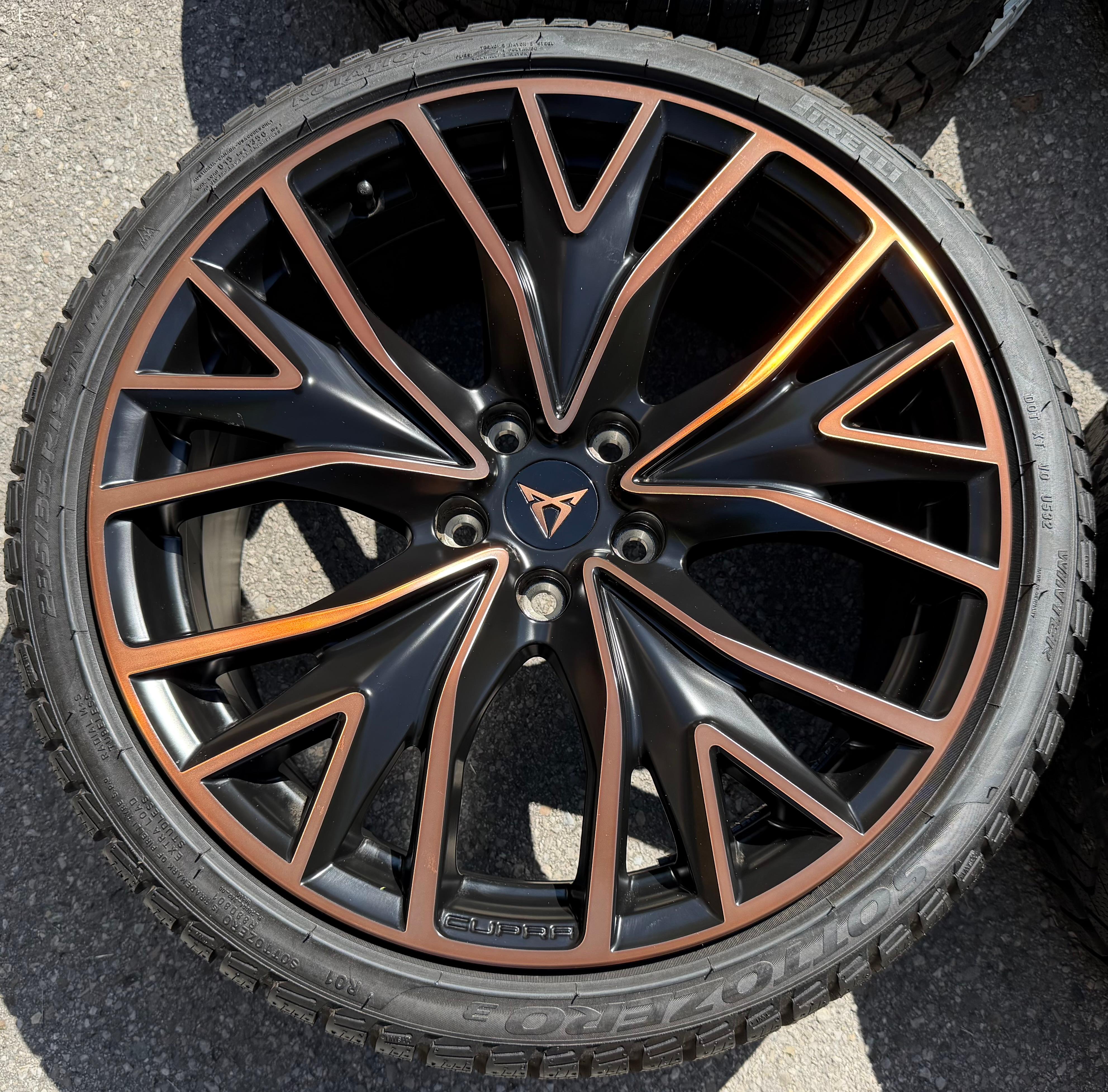 4 ORIGINAL 19" ALU WINTERRDER SEAT LEON CUPRA 5FA601025R EXCLUSIVE II
