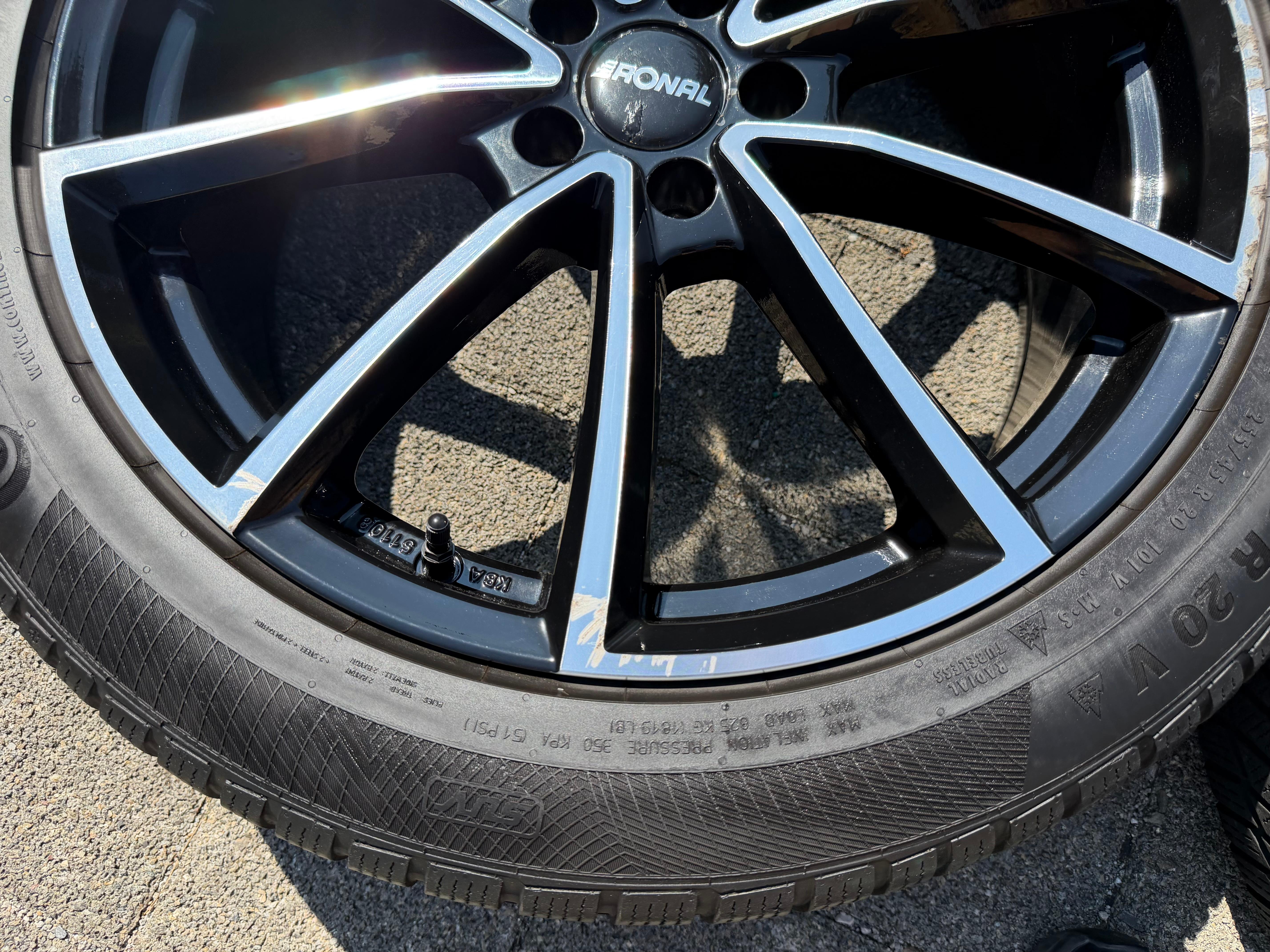 4 ALUFELGEN 20" MERCEDES E-KLASSE GLC S-KLASSE GLC AUDI Q5 A4 A8 8x20 ET35