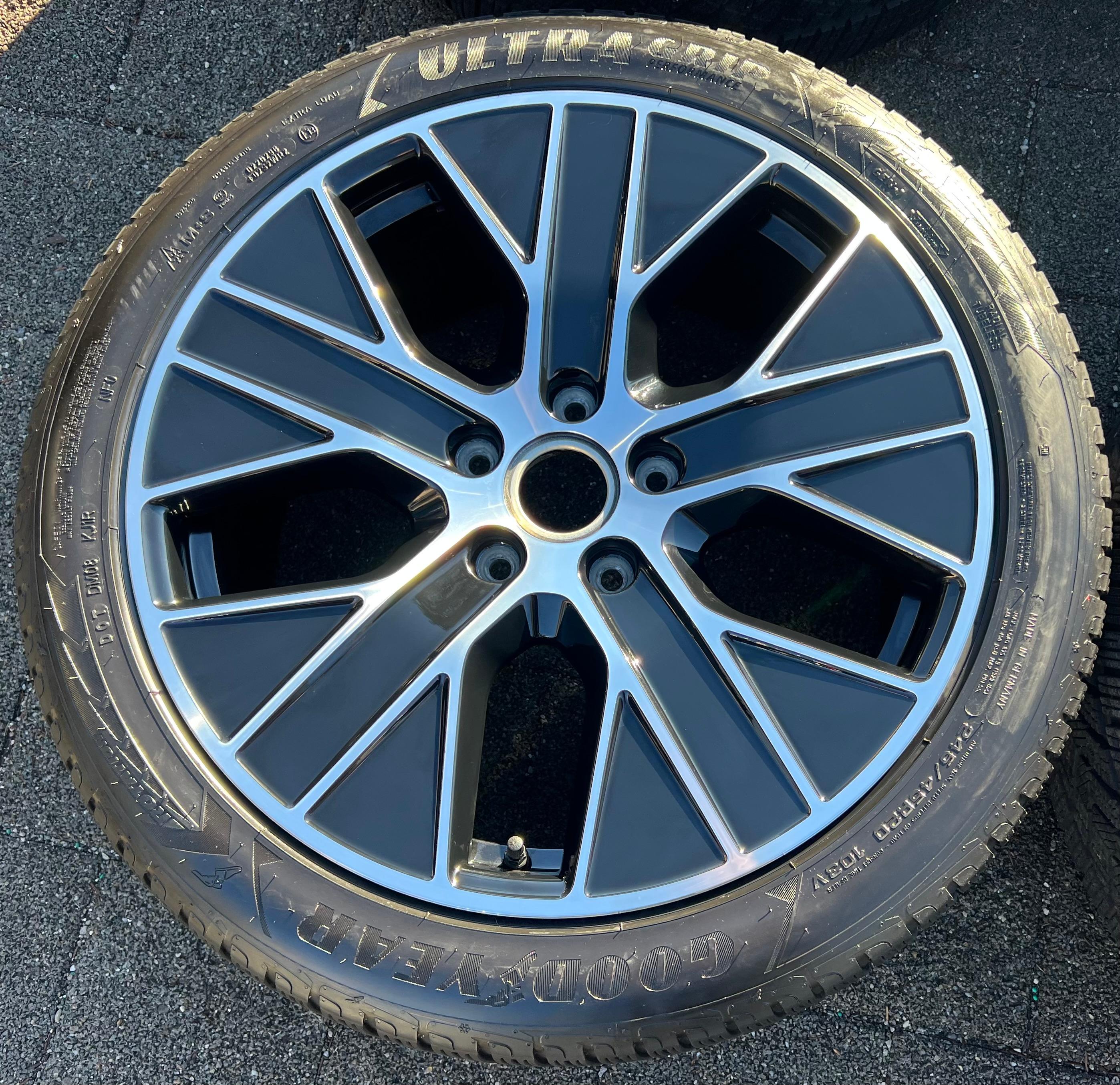 4 ORIGINAL 20" ALU WINTERRÄDER PORSCHE TAYCAN TURBO AERO RDKS FREIHAUS