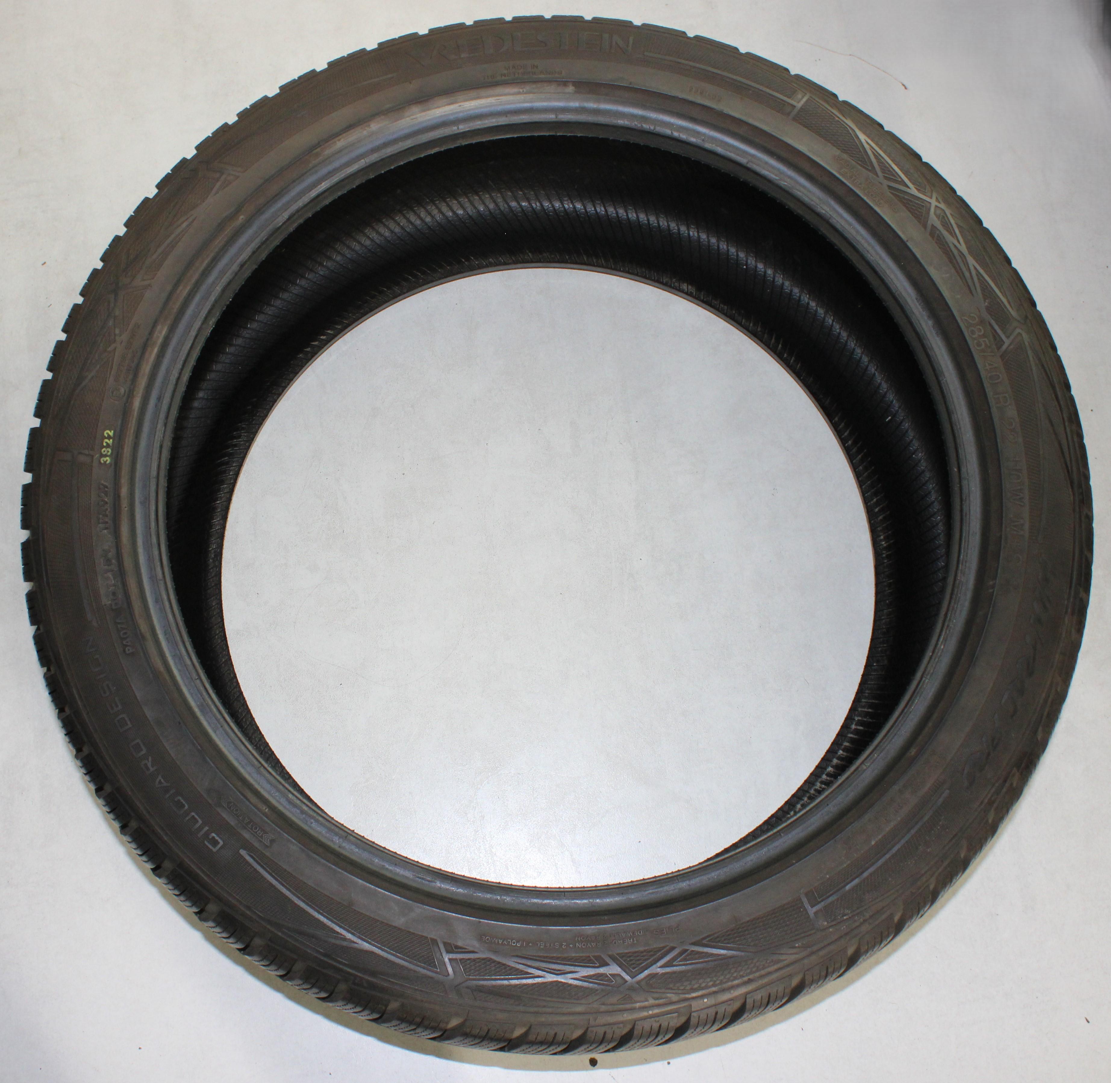 4 x 285/40R22 110W Winterreifen Vredestein Wintrac Pro 7-7,5mm 2022 XL