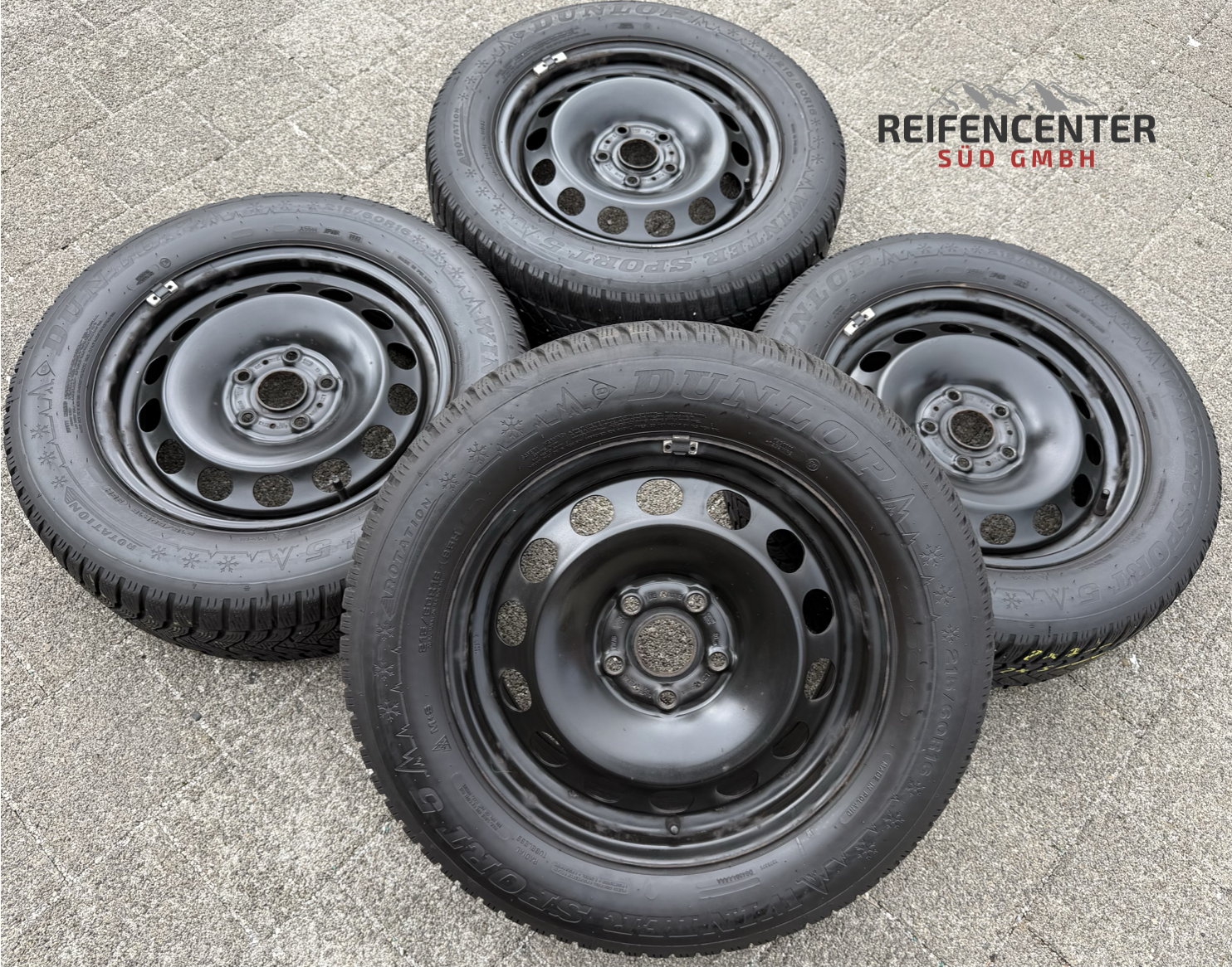4 Winterräder VW T-Roc Skoda Karoq Seat Cupra Ateca 215/60R16 95H Dunlop
